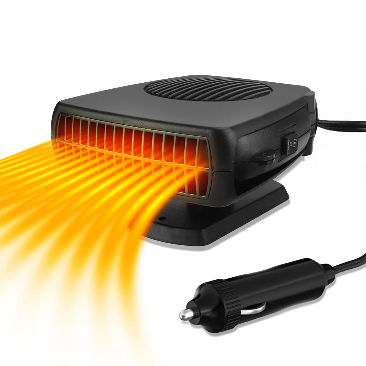 Car Heater, 200W Car Heaters Auto Part 12V Portable Heater for Car, Car Heater That Plugs Into Cigarette Lighter, Car Defroster 