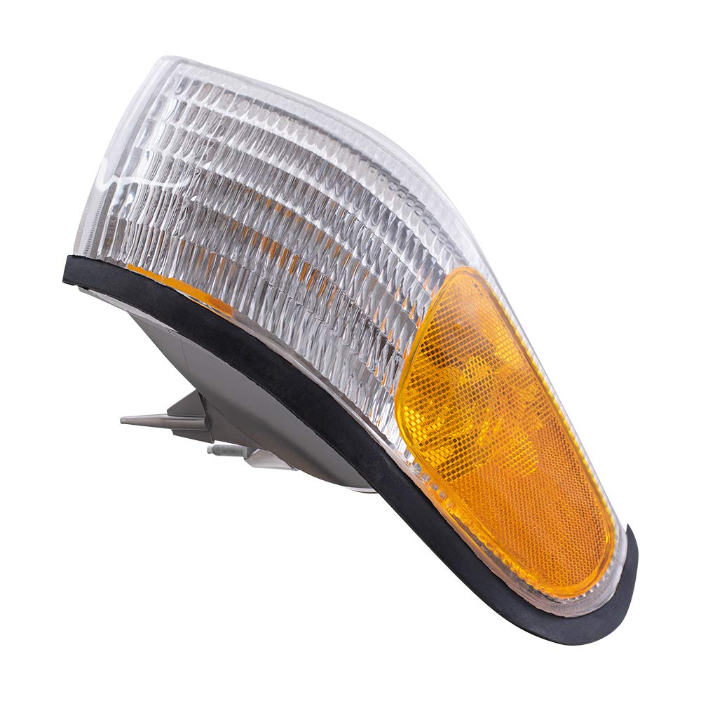 Brock Replacement Driver And Passenger Park Signal Corner Marker Lights Compatible With 1994-1998 Mustang Gt Svt Base F4Zz13201A