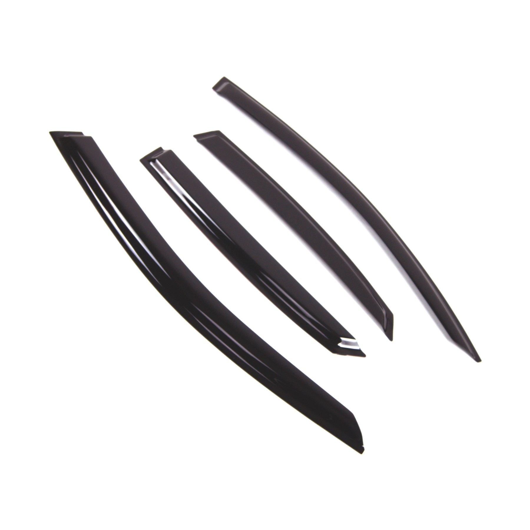 Tuningpros Window Visor Compatible With 2015-2016 Lexus Nx200T Nx300, Dgwv2-822 Outside Mount Deflector Rain Guard Dark Smoke, 4