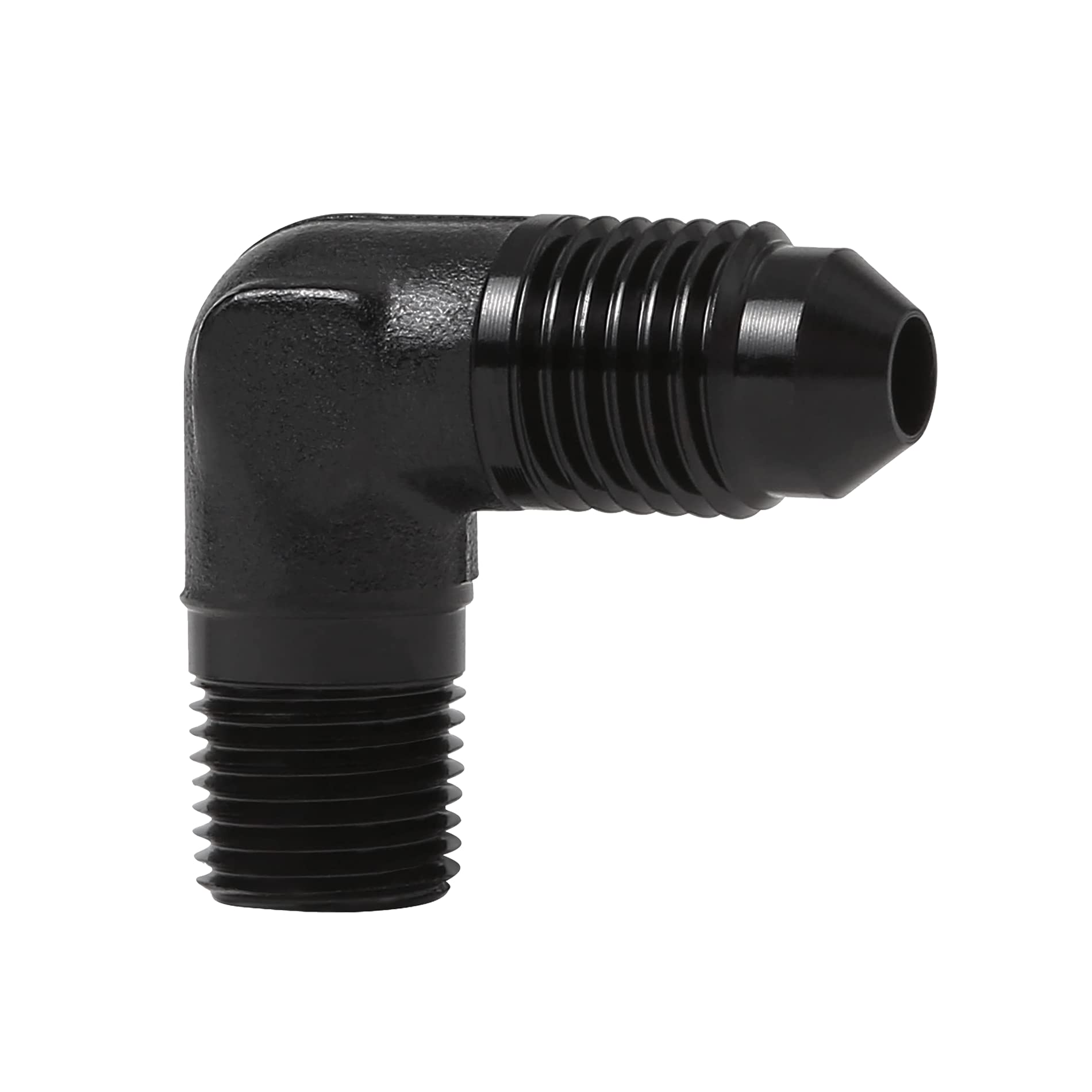 Evil Energy 4An To 1/8'' Npt Male 90 Degree Fitting Adapter Aluminum