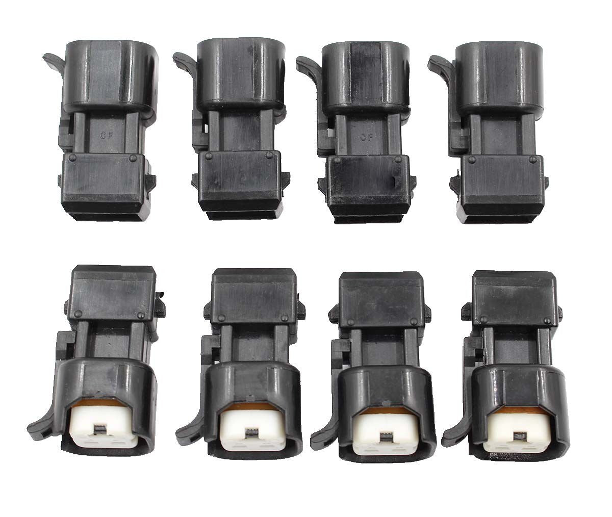 AUTOKAY 8pcs Fuel Injector Adapter Kit for EV1 to USCAR EV6 & EV14 Chevy LS1 LS2 LS3
