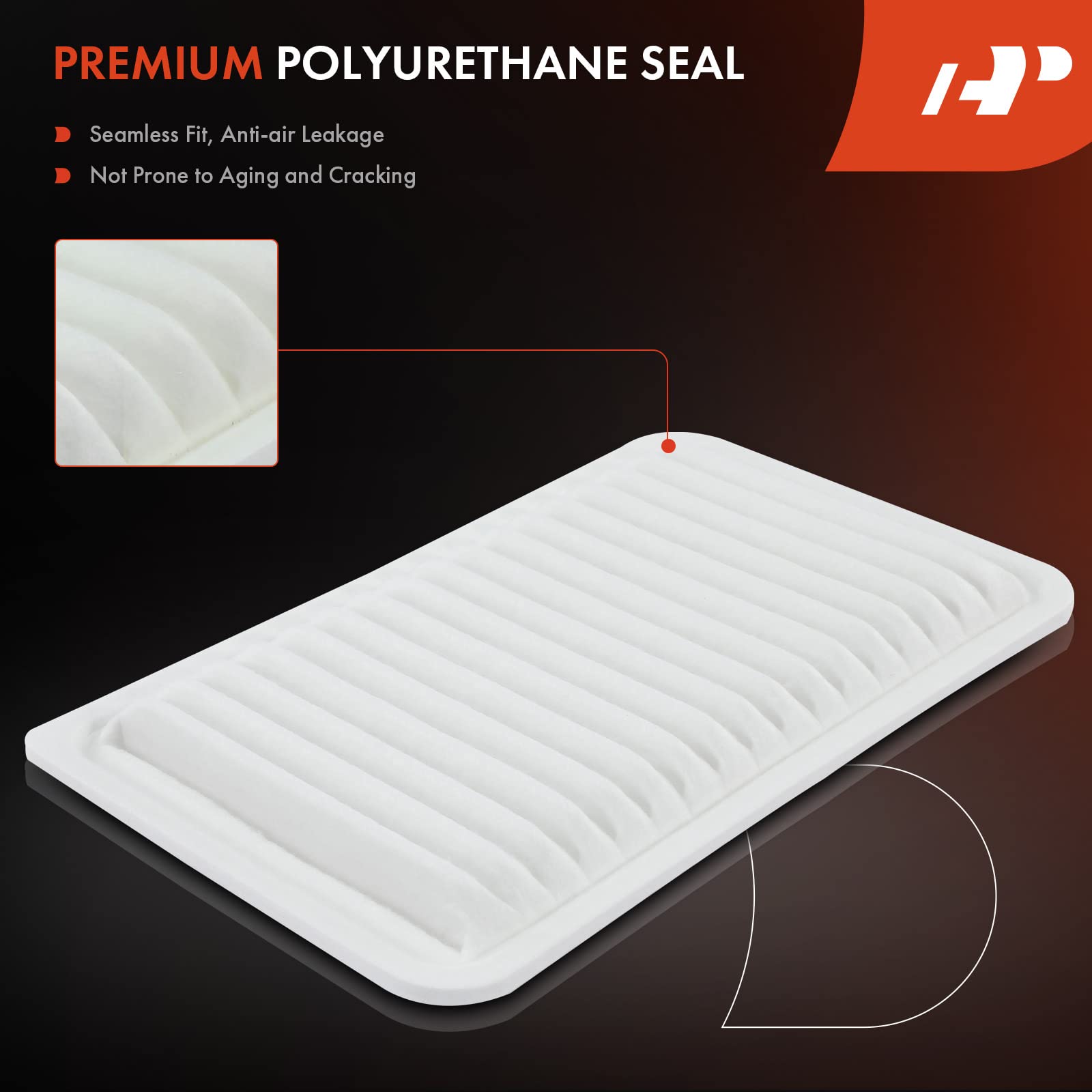 A-Premium Engine Air Filter Compatible With Toyota & Lexus - Camry (02-06), Camry Hybrid (07-11), Highlander (01-13), Sienna (04