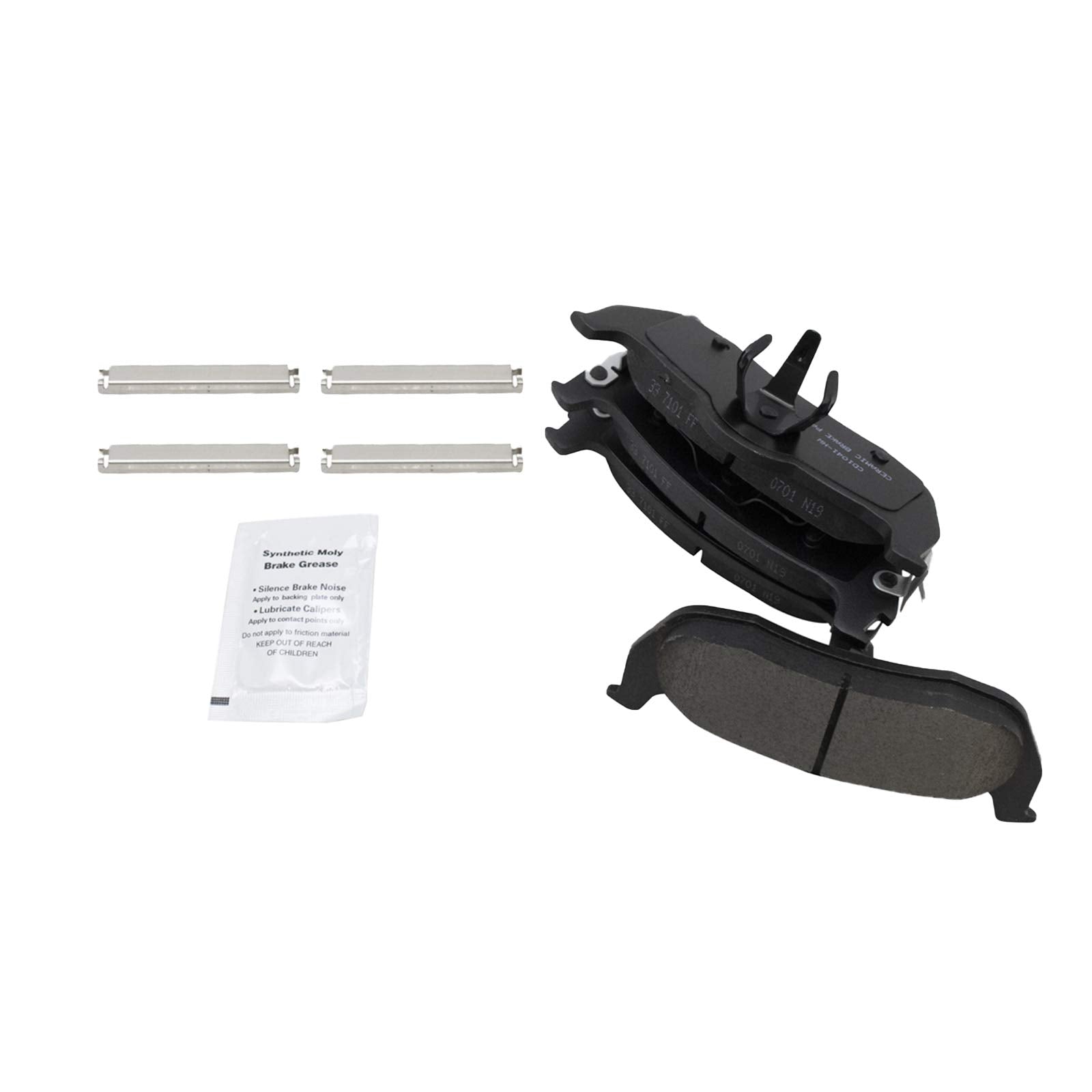 Trq Rear Brake Pad & Rotor Kit Brake Pads Brake Rotor Ceramic Premium G-Coated Compatible With 2004-2010 Infiniti Qx56 2005-2015