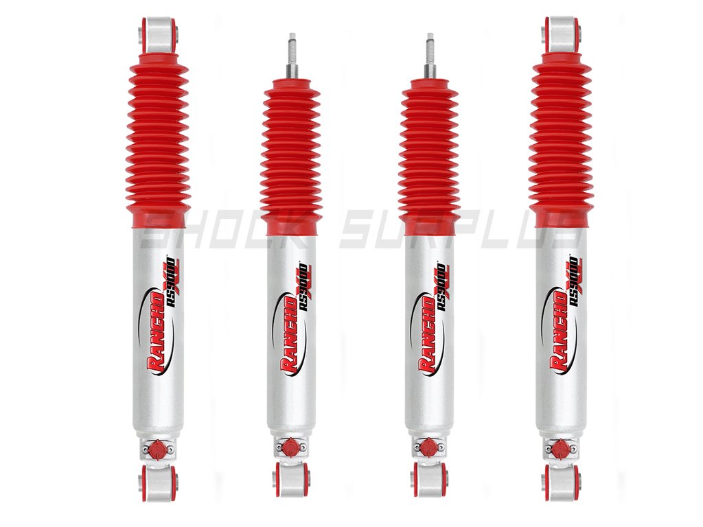RANCHO RS9000XL PREMIUM Gas Shocks -Set compatible with 07-15 JEEP WRANGLER JK 4WD