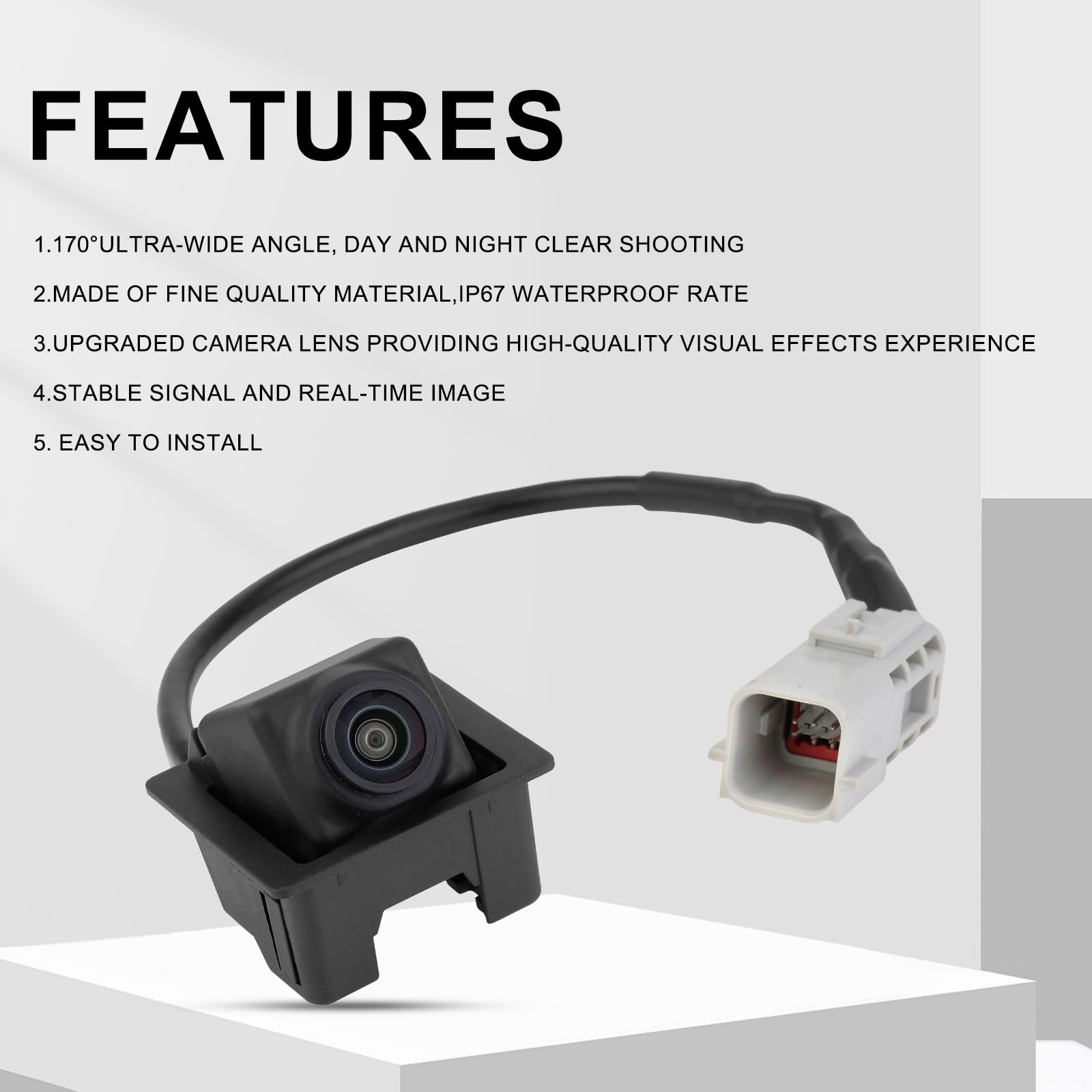 Arokzn 95407397 Rear View Back Up Camera Compatible With 2011-2016 Chevy Cruze 2010-2017 Chevy Equinox Gmc Terrain Park Assist C