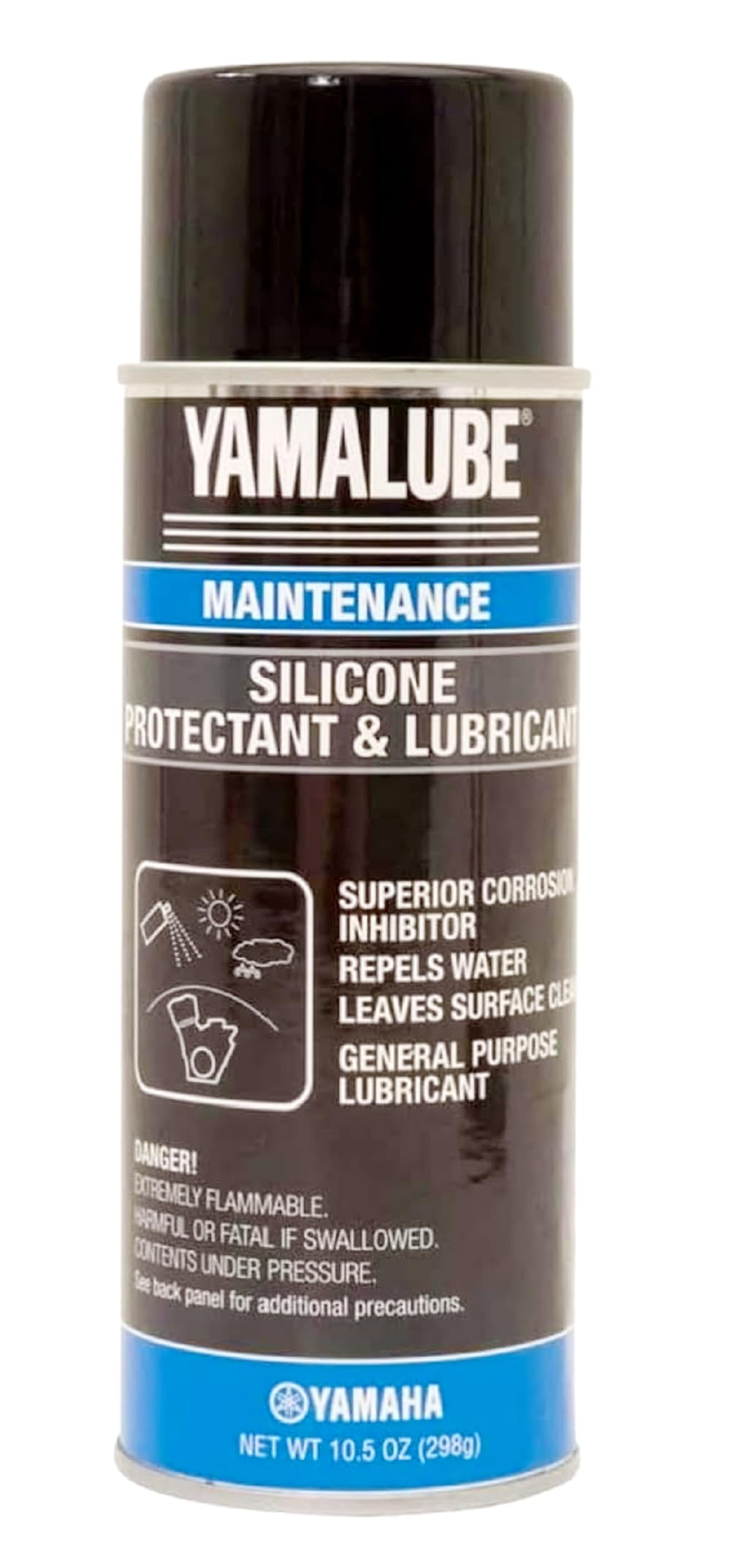 Yamaha Original Oem Yamalube Acc-Slcns-Pr-Ay Silicone Spray Protectant And Lubricant Yamalube Oem - (1) 10.5 Ounce Spray Can