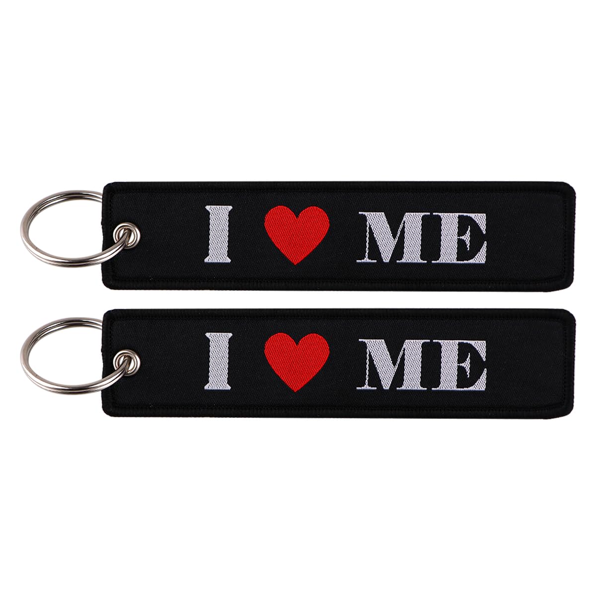 beemorita 2 Pack Motorcycle Keychains Jet Tag Durable Double Side Key Tag Ring for Motorcycles, Scooters, Cars, Key Chains and G