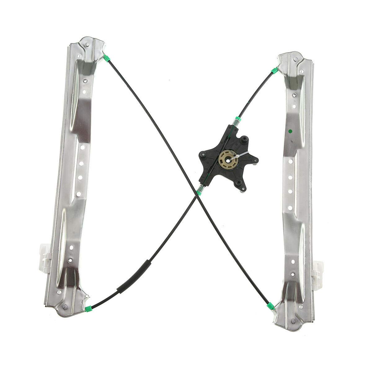 YHTAUTO Front Driver Side Power Window Regulator for Dodge Grand Caravan, Ram C/V, Volkswagen Routan, Chrysler Town & Country, Silver