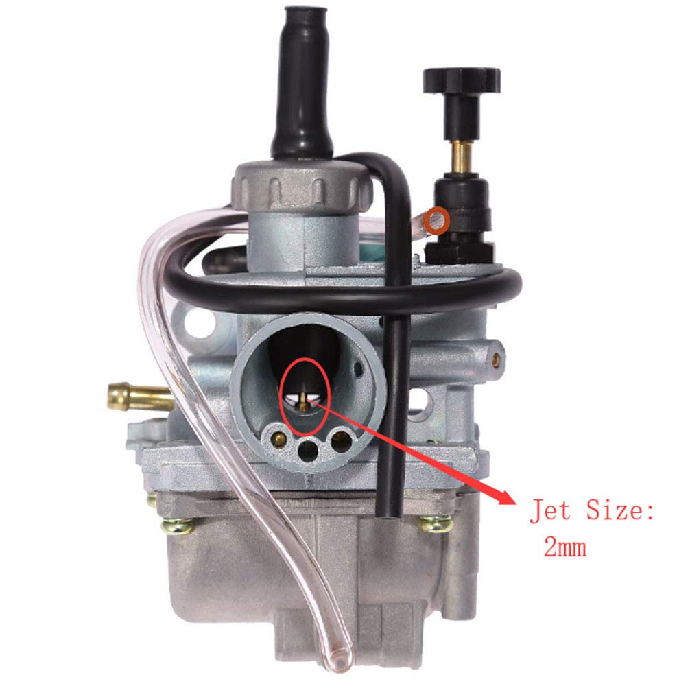 Lt80 Carburetor With Fuel Switch Valve Petcock Intake Manifold For Suzuki Lt 80 Quadsport Atv Carb, Replace 13200-40B10 13881-40B00 By Topemai