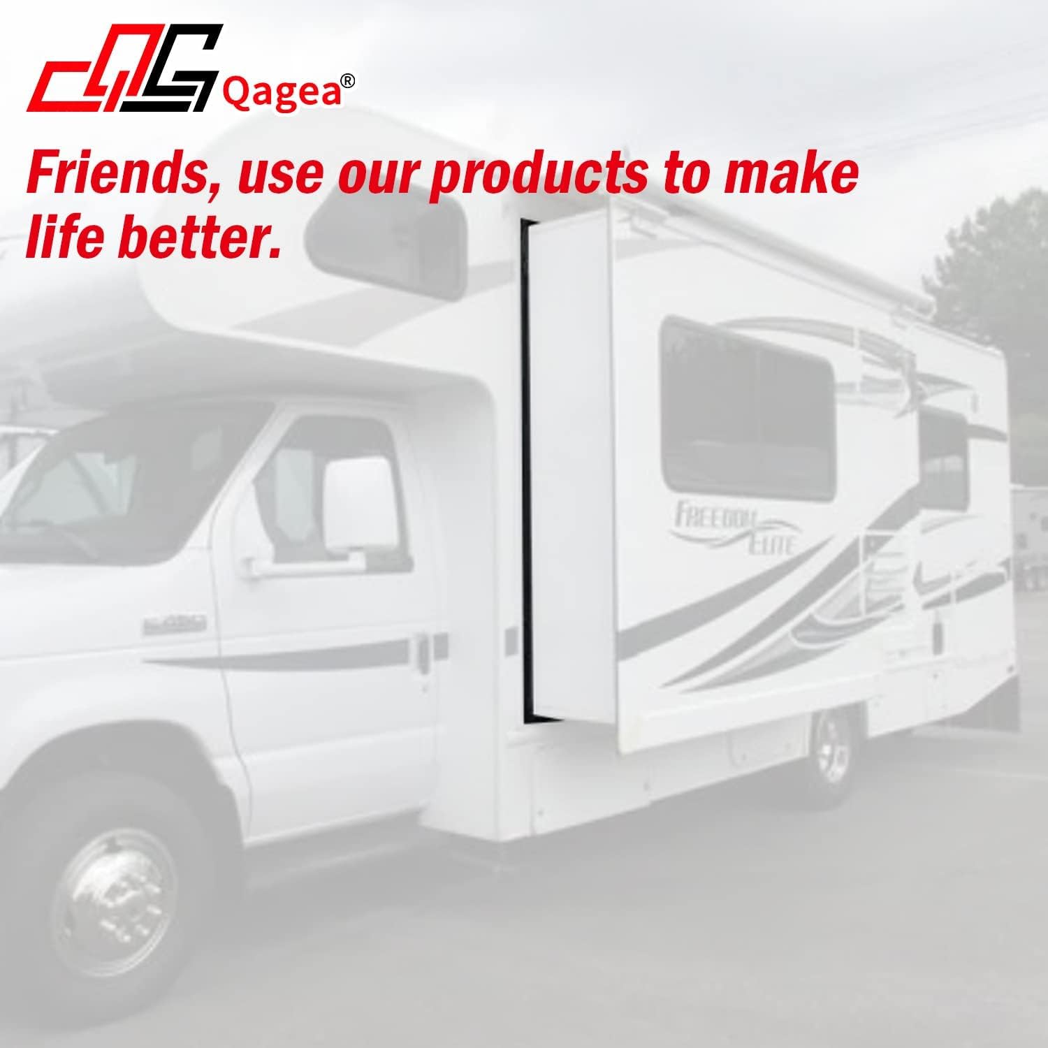 Qagea Rv Slide Out Seal Base 018-341 Ek Weather Stripping 1/2' X 2.75' X 35' Black Rubbers