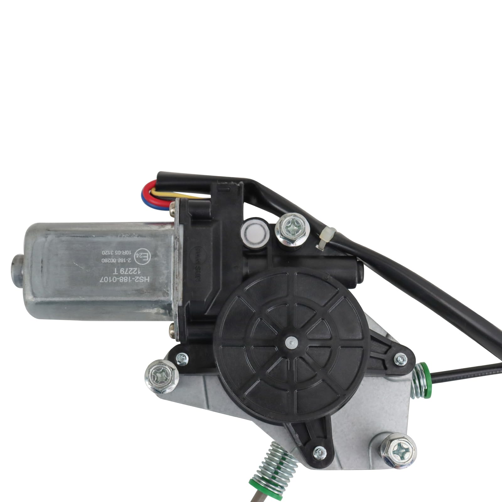 Trq Front Left Power Window Regulator & Motor Assembly Drivers Side Compatible With 2007-2008 Honda Fit