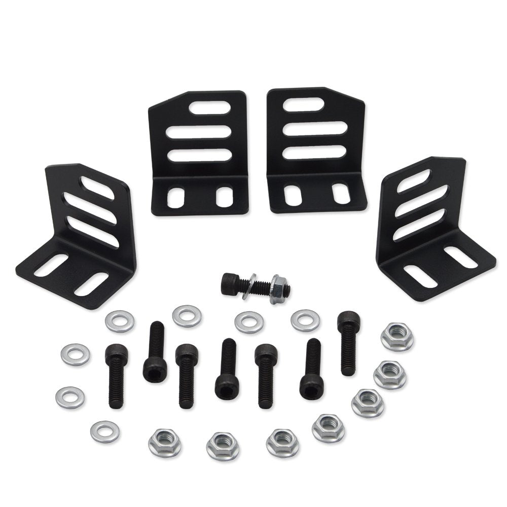 Universal Super Low Down Side Adjustable Mount Brackets Compatible with RNG Recaro Racing Bride Seat