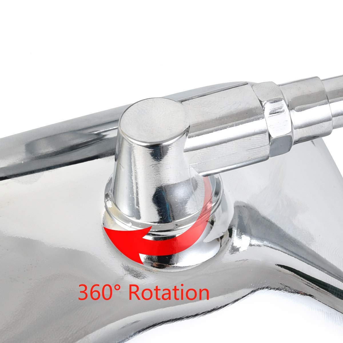 Rawsomes 10mm Chrome Motorcycle Handlebar Rearview Mirrors for Harley Kawasaki Suzuki - Medium Size 125mm x 70mm, Universal Fit