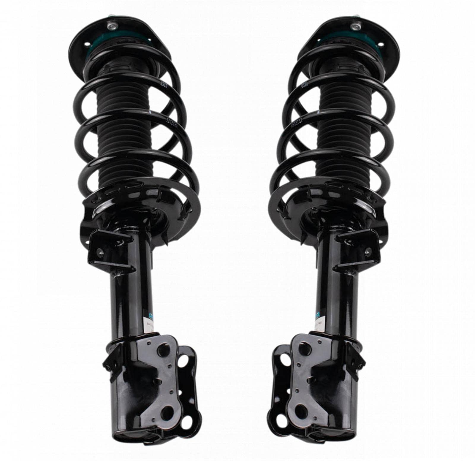 Trq Front Strut & Coil Spring Assembly Set Driver & Passenger Sides Compatible With 15-23 Ford Edge 19-23 Lincoln Nautilus