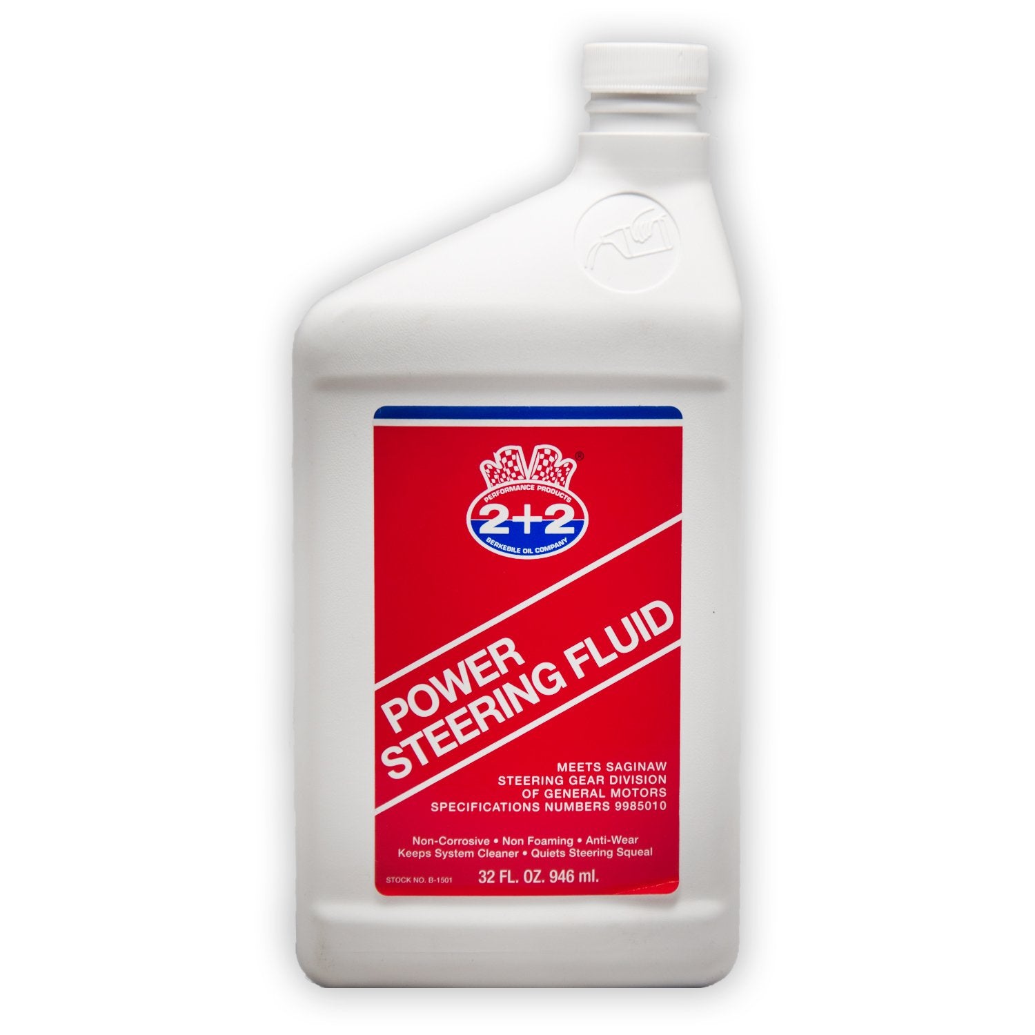 Berkebile Oil 2 + 2 B1501 Power Steering Fluid - 32 Oz.