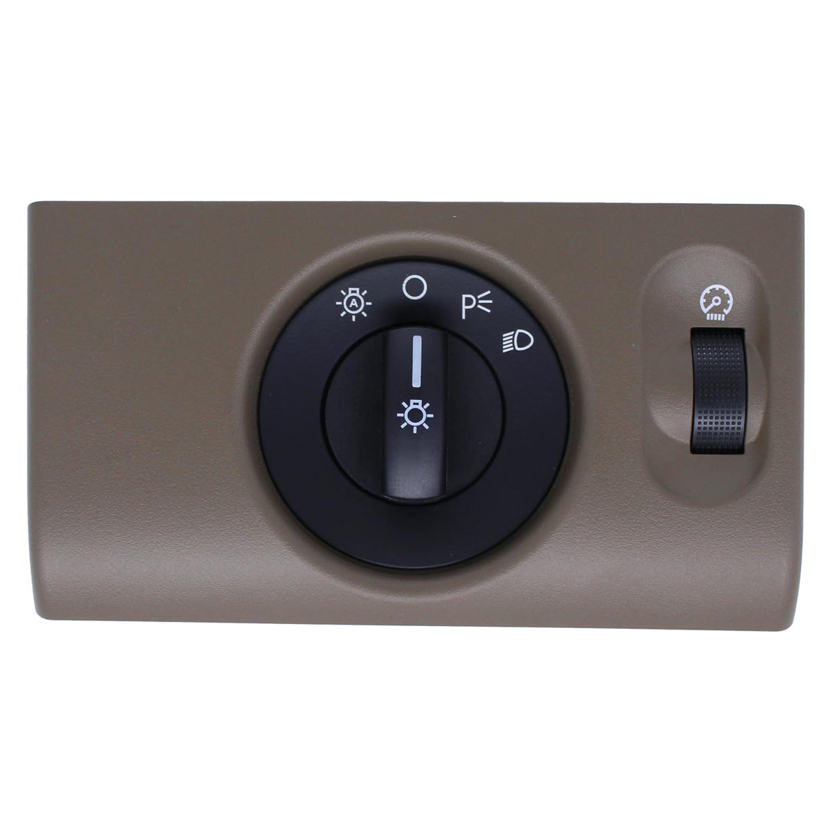 ApplianPar Headlight Switch Without Fog Light Dark Pebble for Ford F150 Lincoln Mark LT 2005-2008