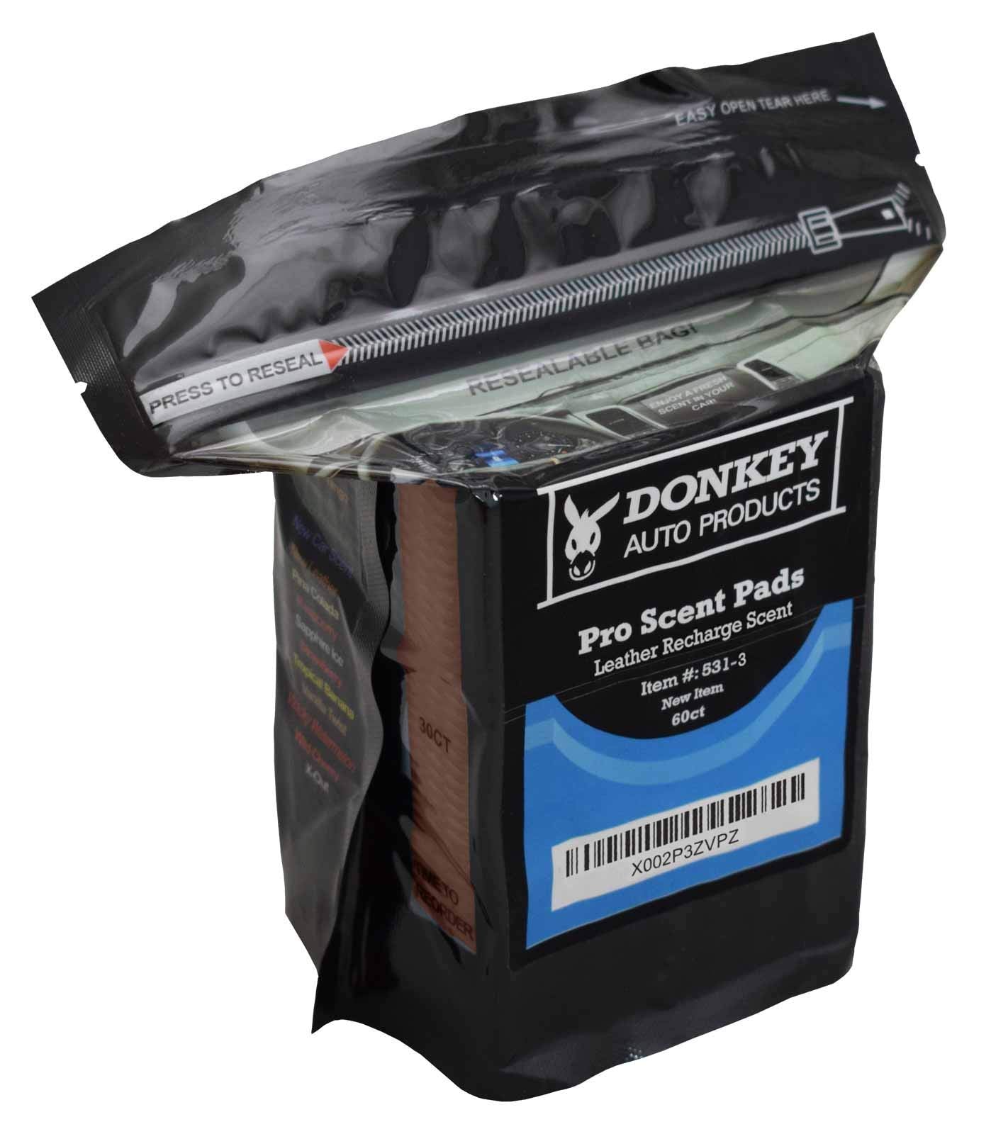 Pro Scent Professional Air Freshener Pads - Leather Recharge (60 Pads Per Pack)