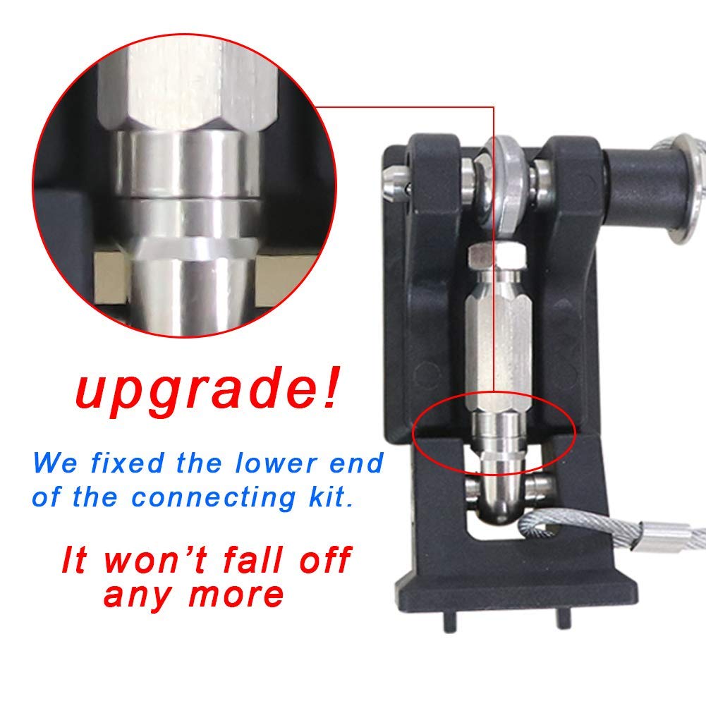 Sukemichi Jk Hood Latches For Jeep, Locking Hood Latch For Jeep Wrangler Jk Unlimited Sahara 2007-2018, Eliminate Hood Flutter, Aluminum, 1 Pair