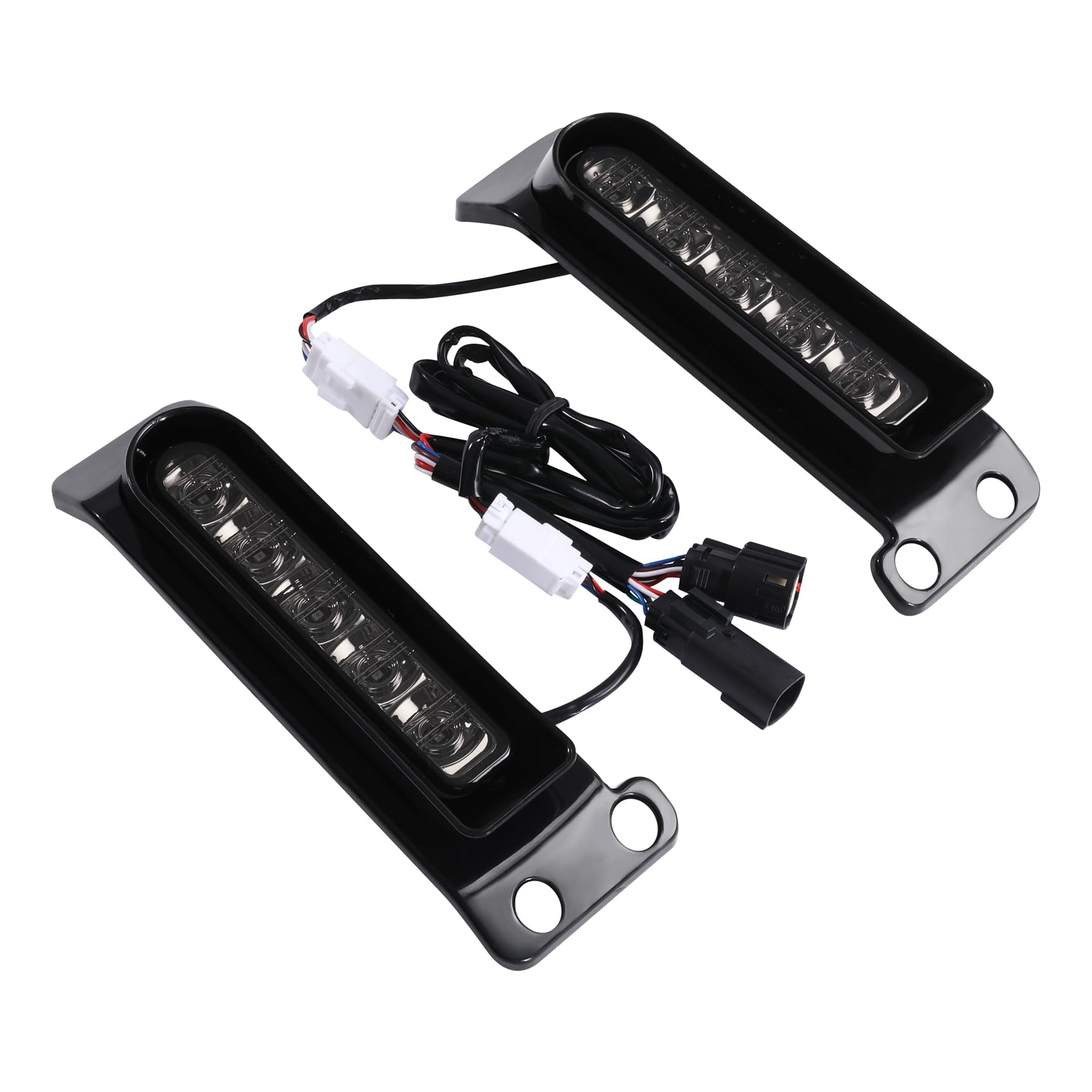 TCMT Saddlebag LED Inserts Support Auxiliary Light Fit For Harley Road Glide FLTR 2014-2023 Electra Glide Ultra Classic 2014-201