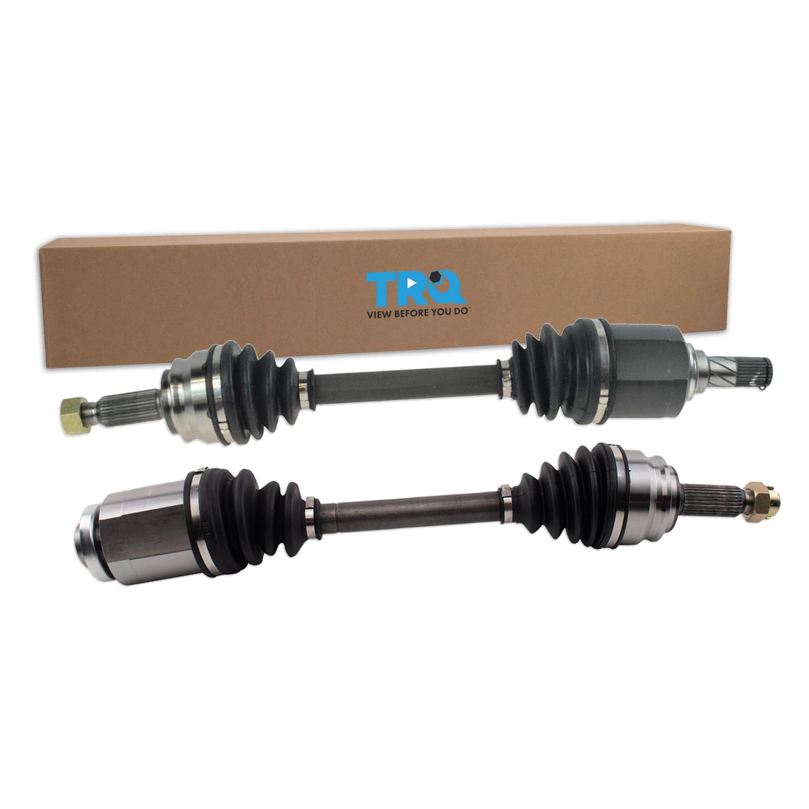 TRQ Front CV Axle Shaft Assembly Set Compatible with 07-12 Caliber Compass Patriot