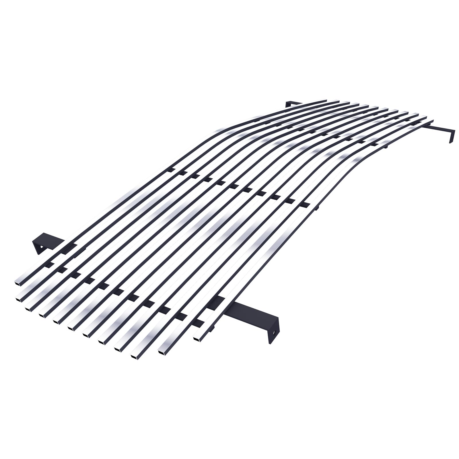 Aps Premium Stainless Steel Chrome Horizontal Billet Grille Grill Insert Compatible With Gmc Suburban 1994-1999 & 94-99 Yukon & 