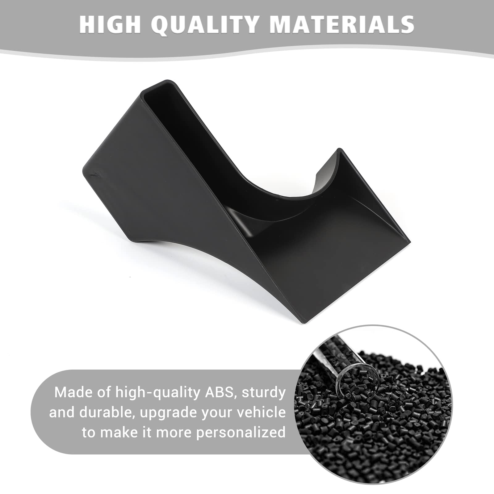 Jimen Compatible With Jeep Wrangler Jk Jku 2007-2010, Car Center Console Hand Brake Storage Box Armrest Organizer Tray