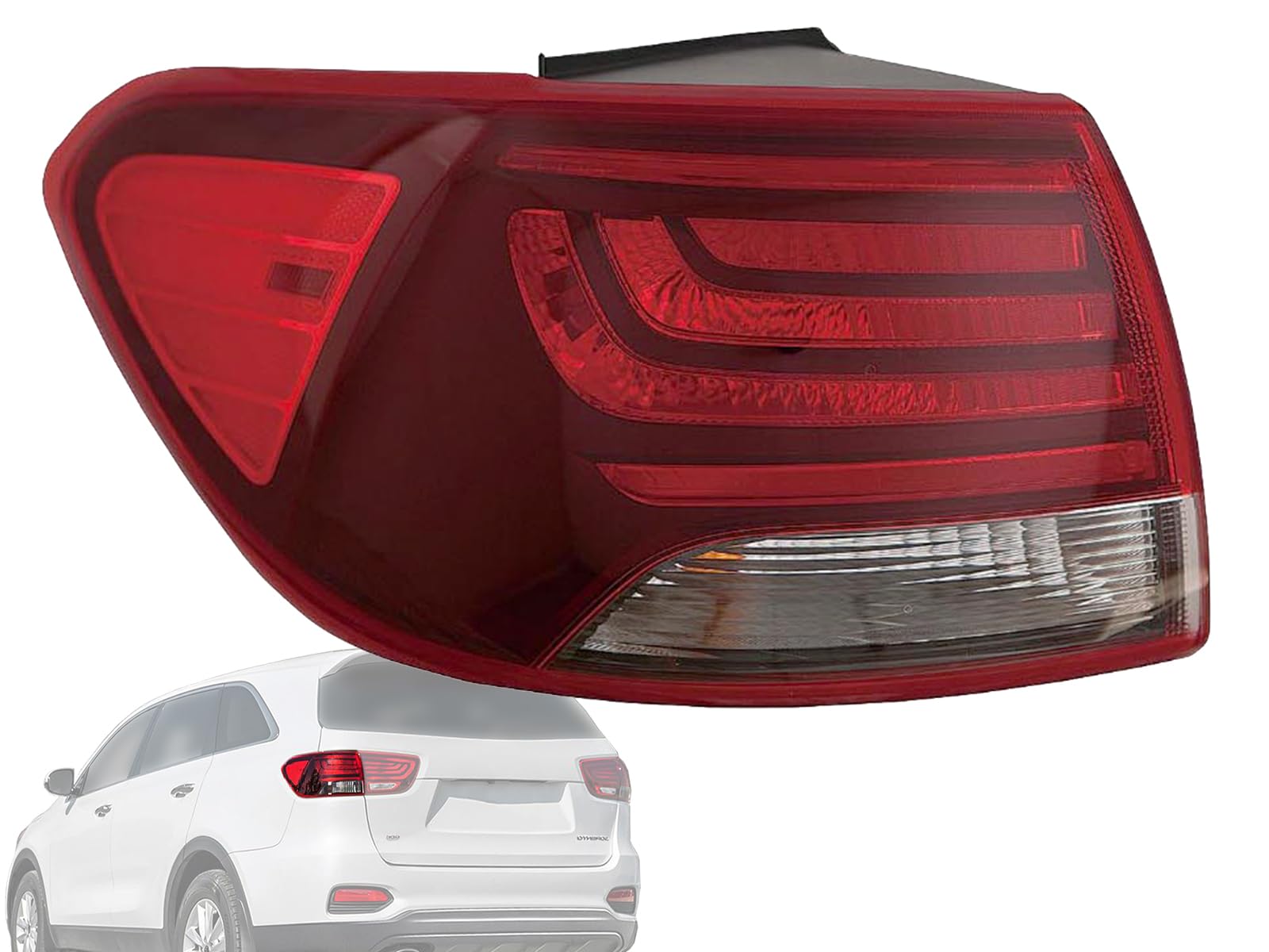 Auto Parts Avenue APA Replacement for Outer Rear Lamp KIA 2019 2020 Sorento with Bulb Driver Left Side 92401C6500 KI2804154