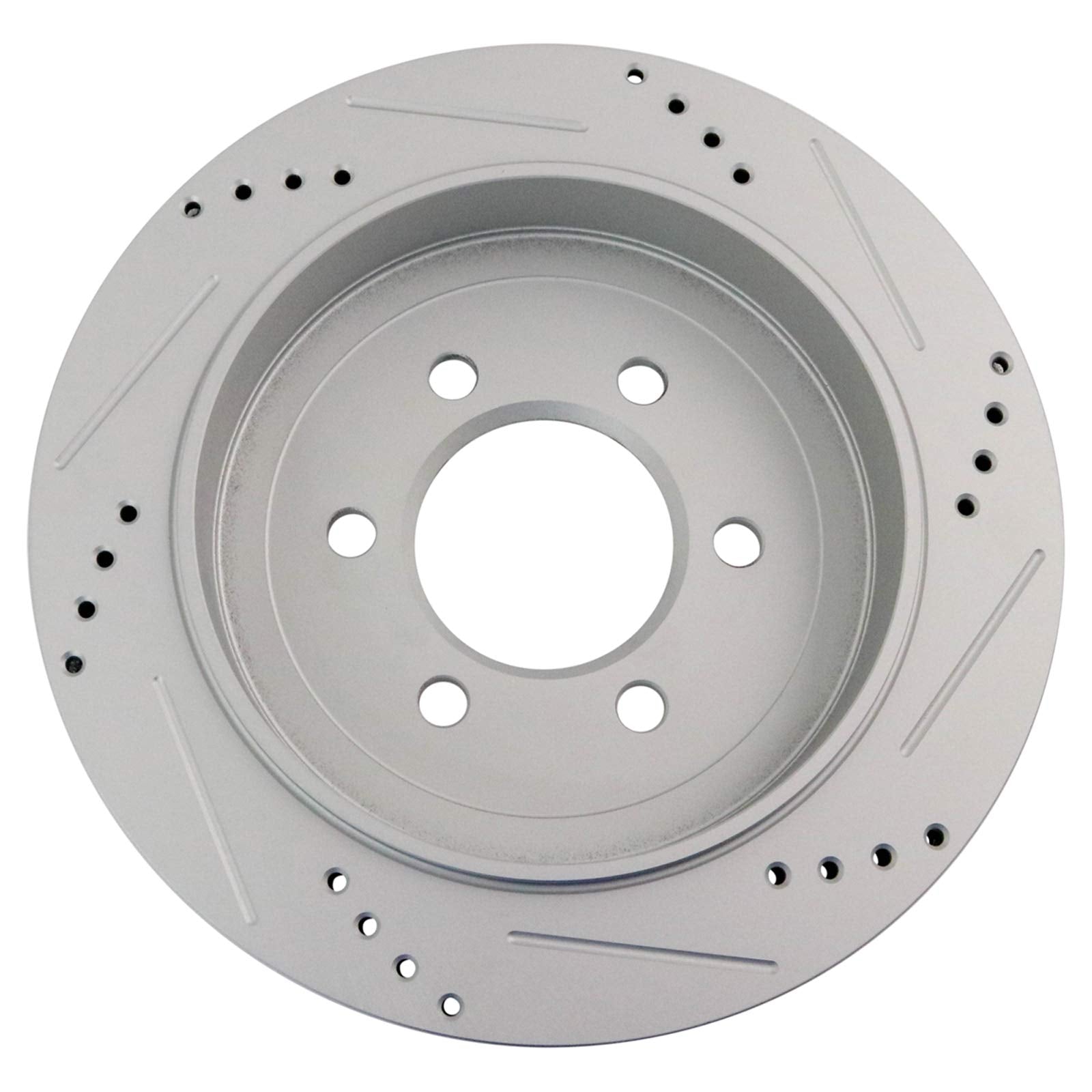 Trq Rear Performance Brake Rotors Set Premium G-Coated Compatible With 2003-2006 Ford Expedition Lincoln Navigator