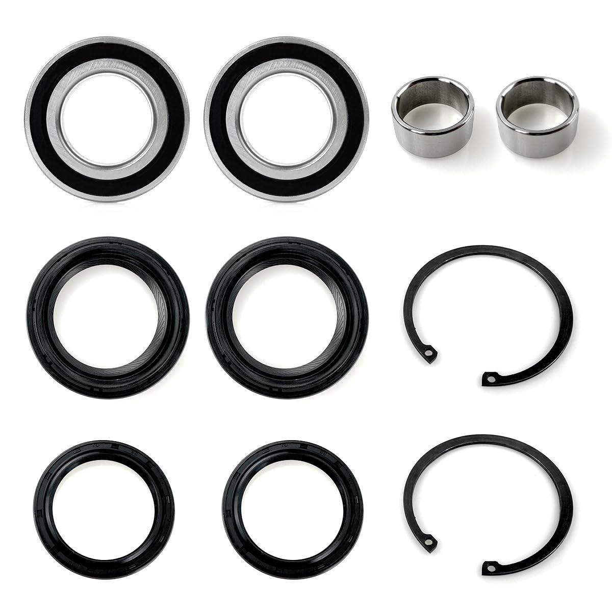91051-Hc5-003 Front Wheel Bearings Seals Circlip For Honda Fourtrax 300 Trx300 Trx300Fw 4X4 1988 1990-2000 91209-Hn2-003 91256-H