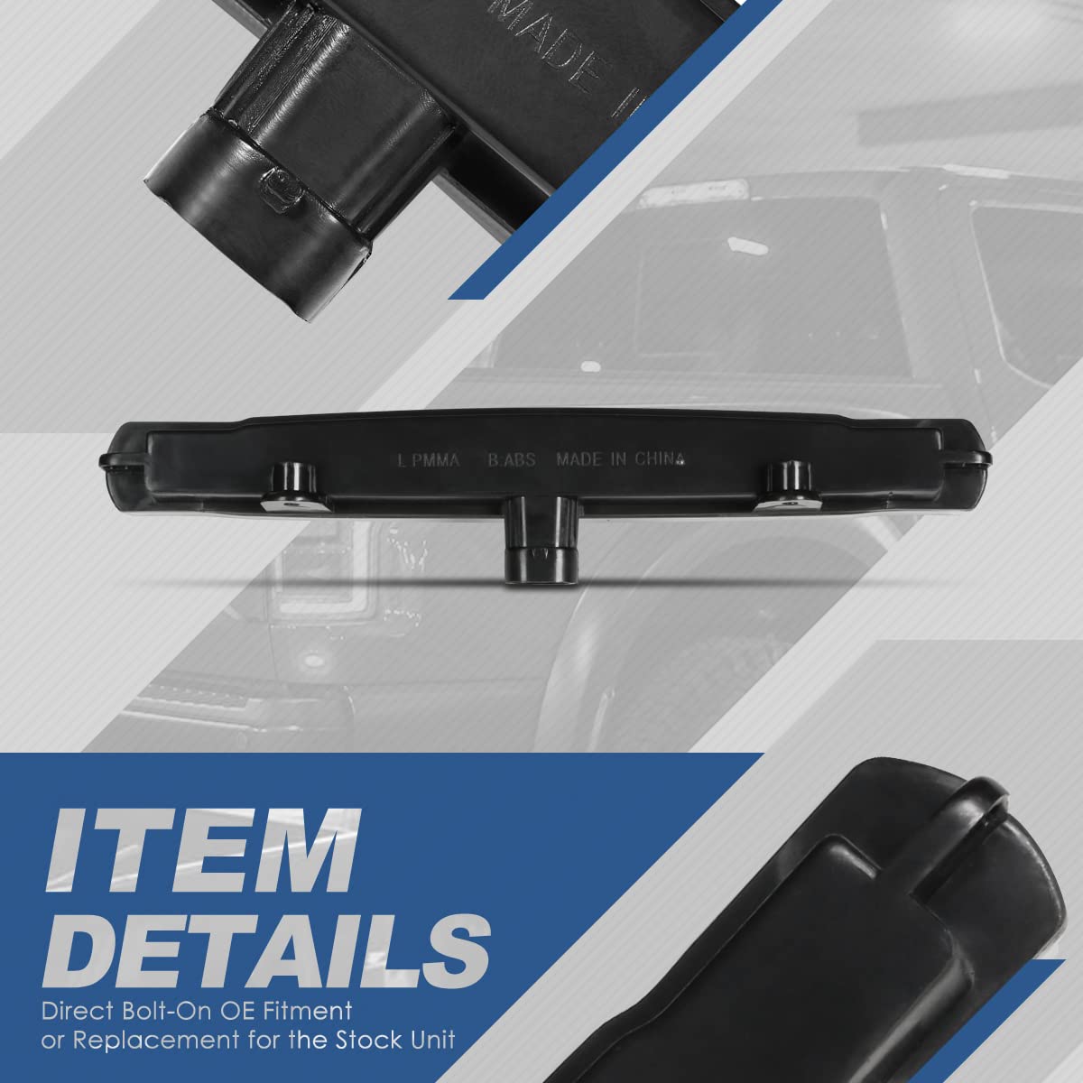 Auto Dynasty Rear Centre High Mount Smoked Housing Led 3Rd Tail Brake Light Compatible With Chevy Corvette C5 97-04