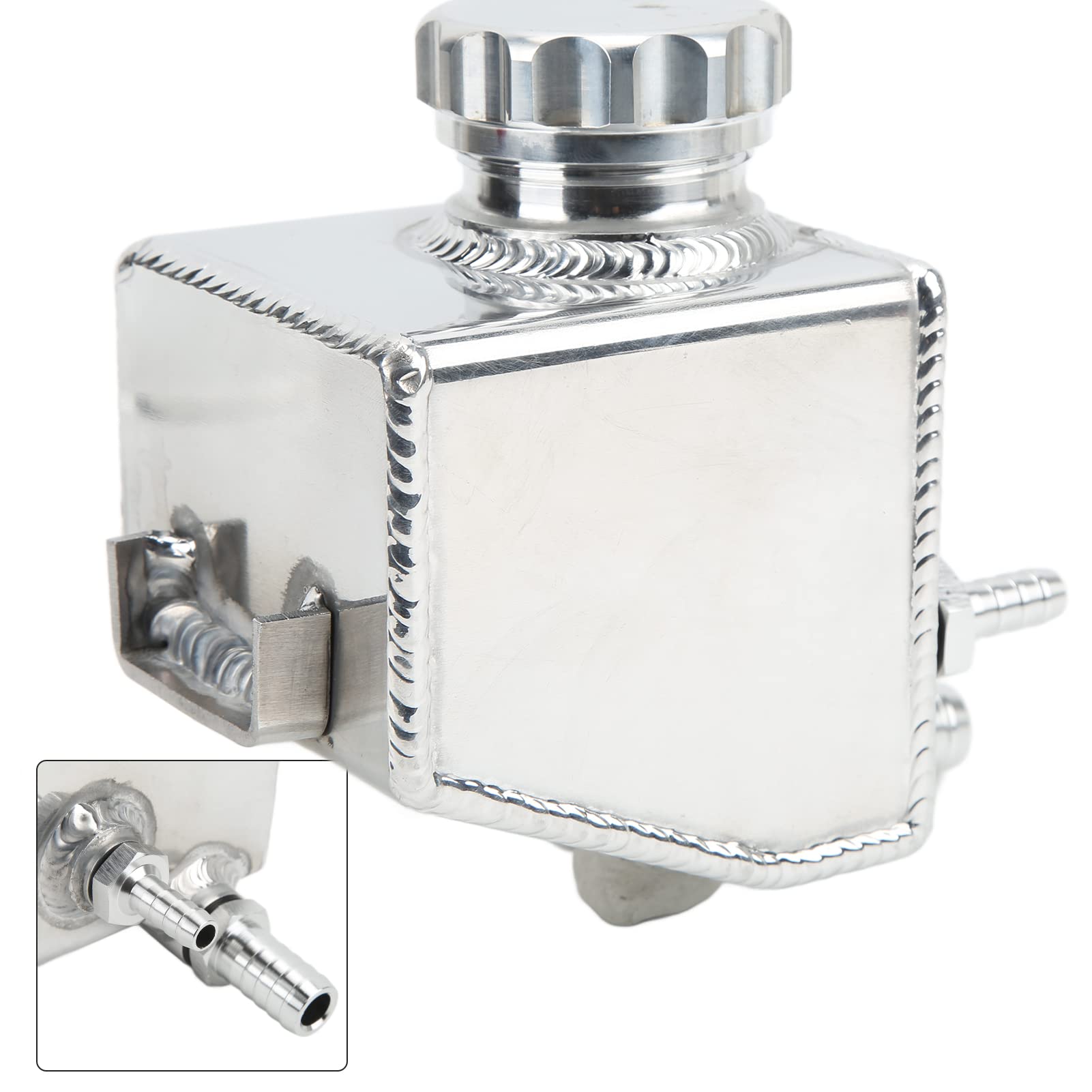 Car Power Steering Reservoir, Aluminium Alloy Stable Performance Power Steering Reservoir Replacement for V6 V8