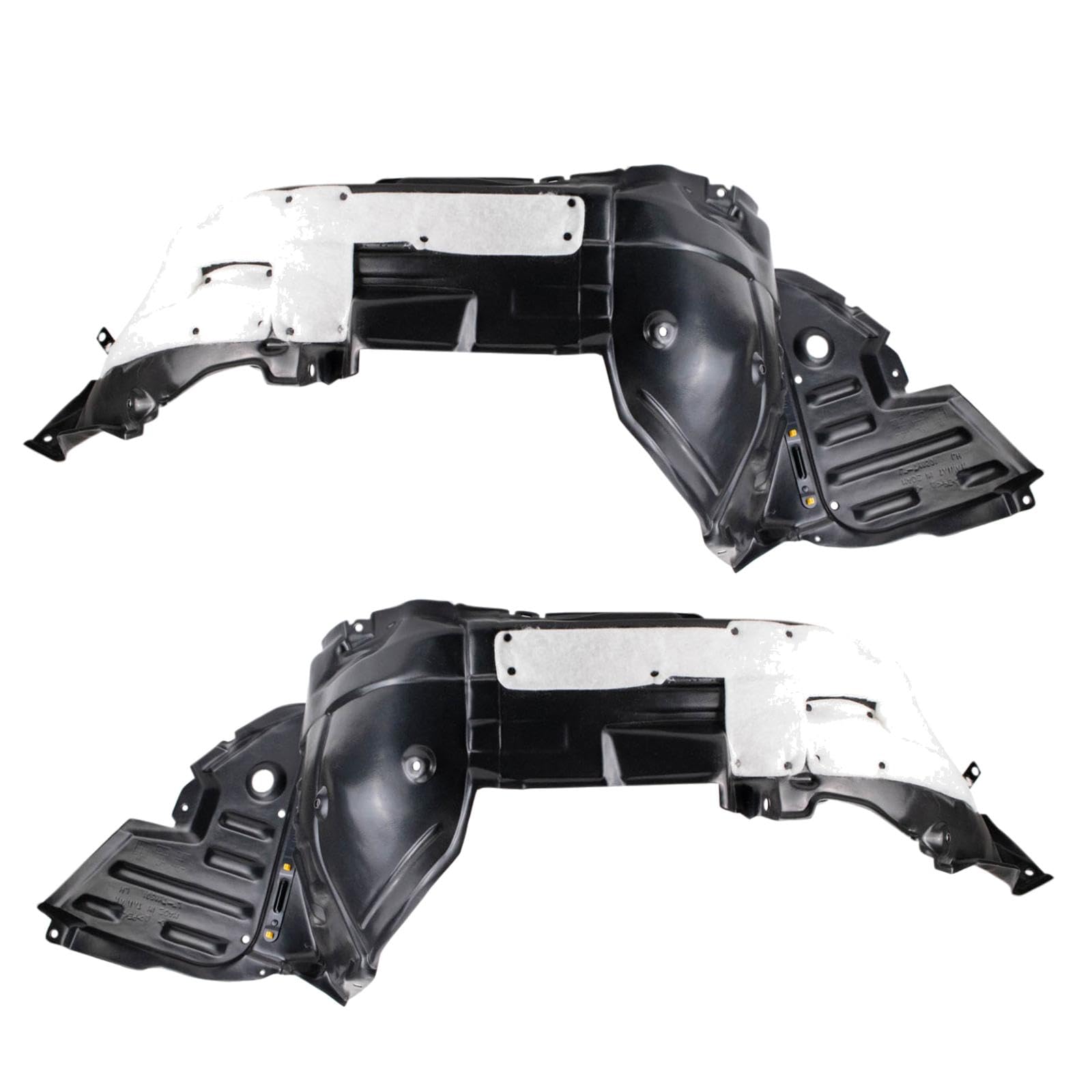 Trq Inner Fender Liner Set Compatible With 2016 Lexus Gs350 Gs450H Lx1248146 Lx1249122