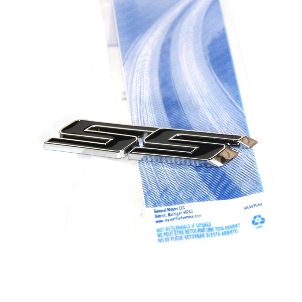 Yoaoo 2Pack Oem Chrome Ss Emblems Metal Sticker 3D Logo Compatible With Zl1 1Le Series Black