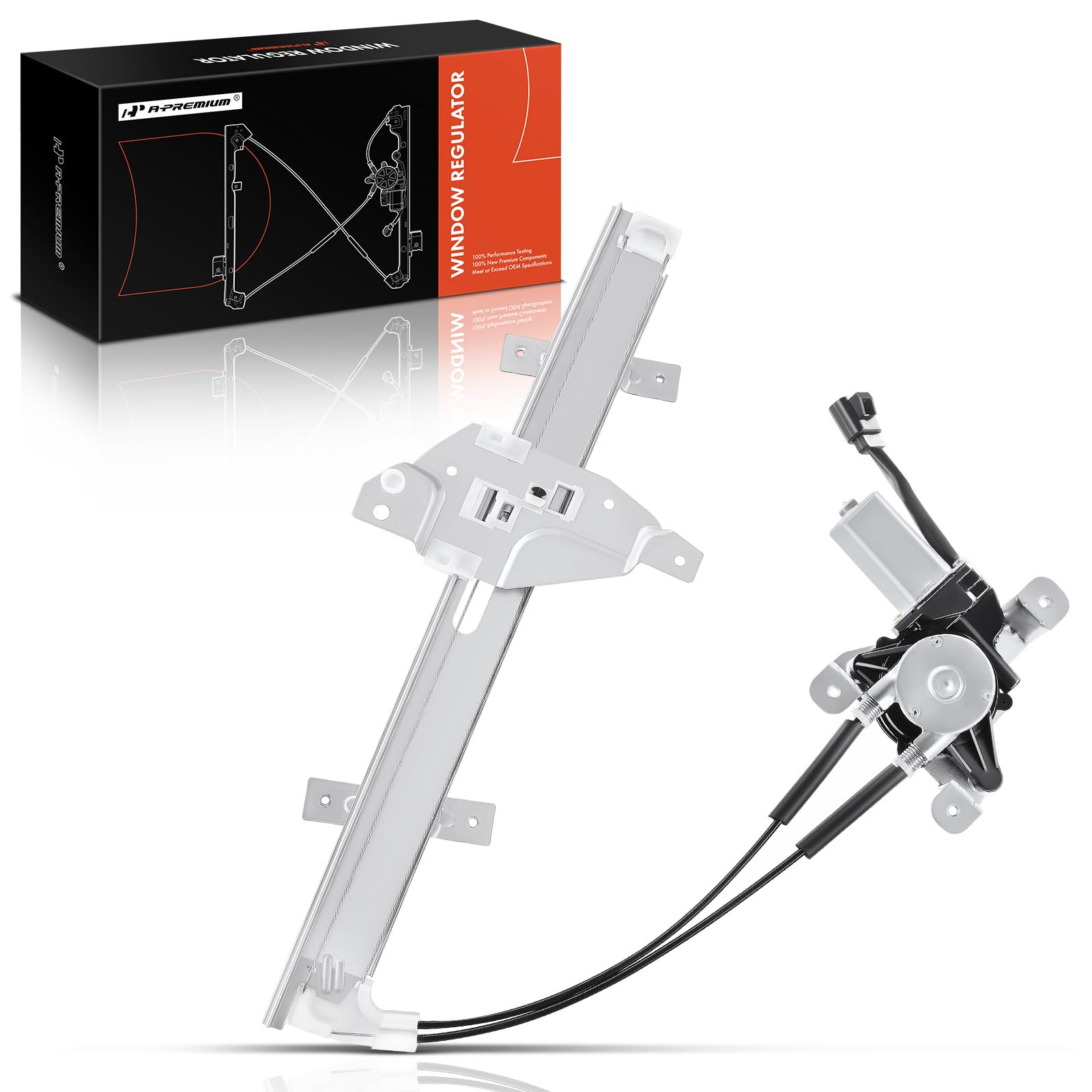 A-Premium Power Window Regulator With Motor Compatible With Buick Century 1997-2005 Regal Oldsmobile Intrigue 1998-2002 Sedan Fr
