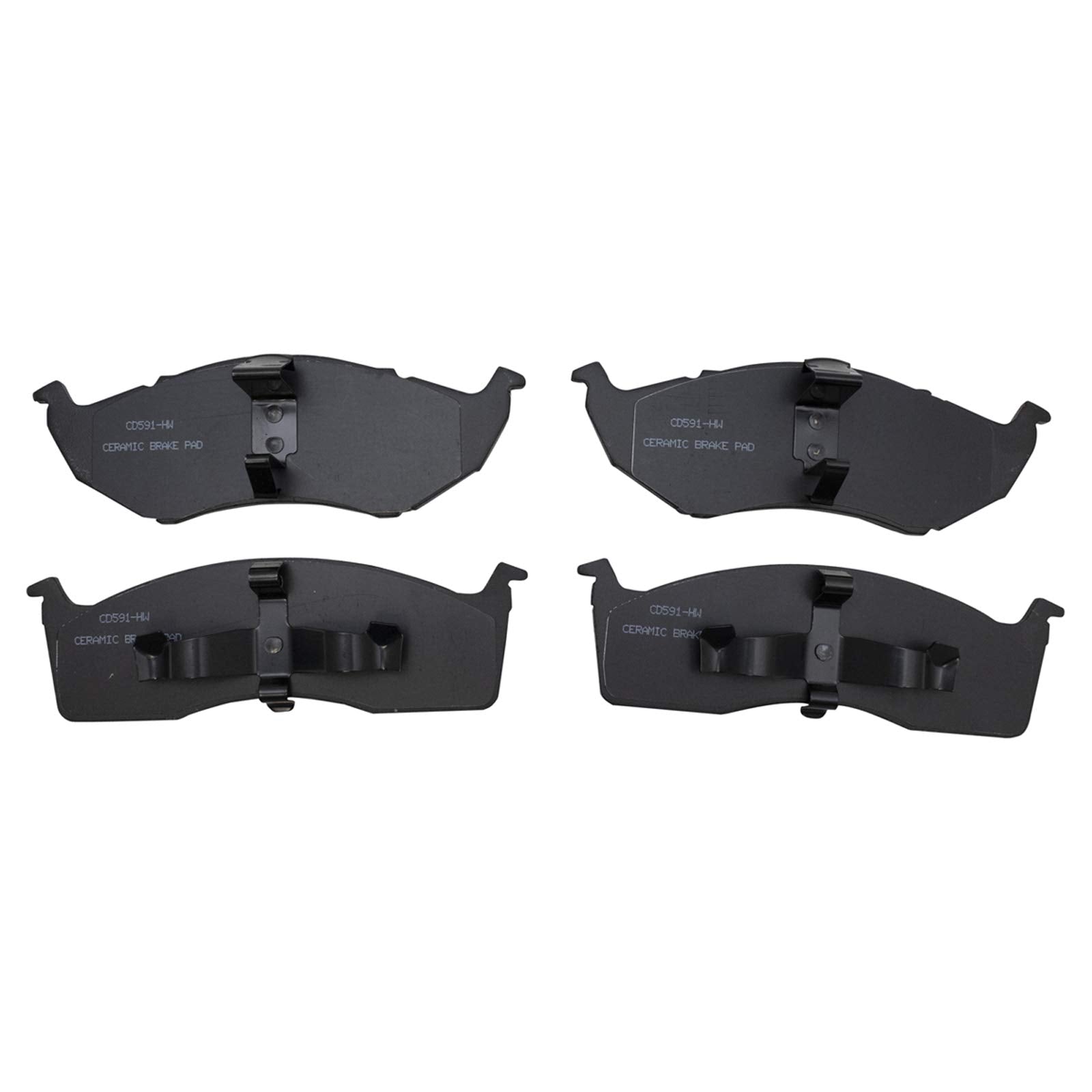 Trq Front Brake Pad & Rotor Kit Brake Pads Brake Rotor Ceramic Compatible With 1996-2000 Chrysler Town & Country Dodge Caravan G