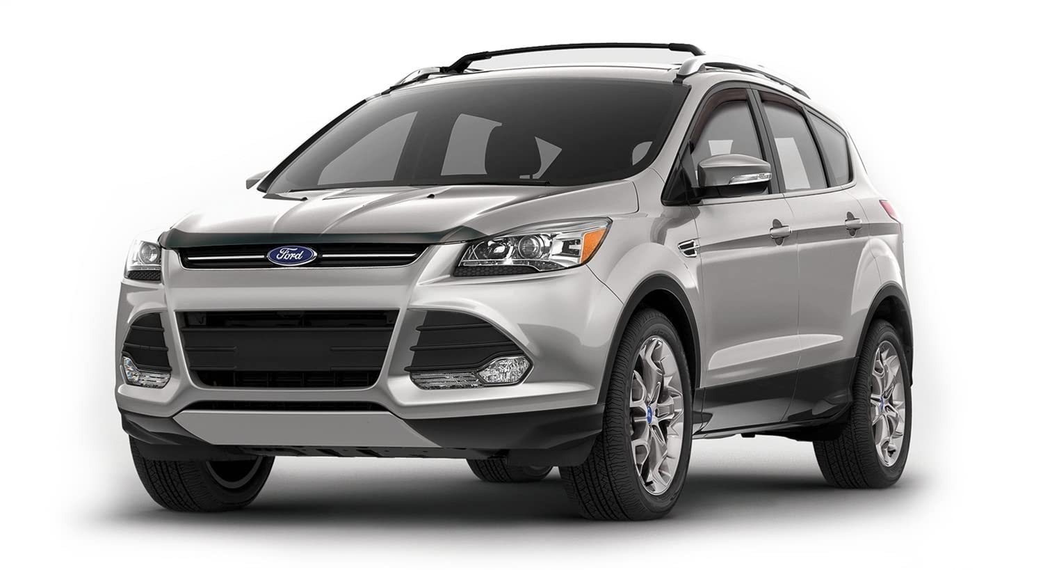Auto Ventshade [Avs] Bugflector Ii / Hood Shield | Fits 2013 - 2016 Ford Escape, 1 Pc. | Dark Smoke - 25421