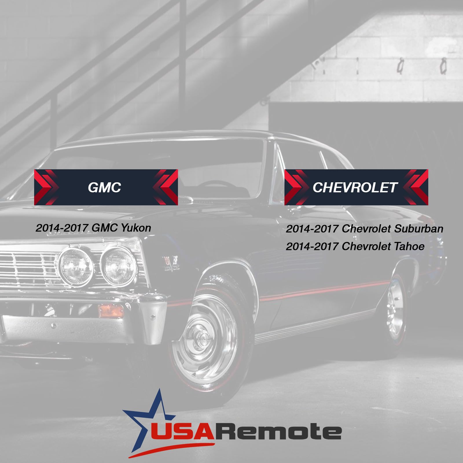 Case Shell Smart Key Fob Keyless Entry Remote Fits 2014 2015 2016 2017 Chevy Tahoe Suburban / Gmc Yukon (Hyq1Aa)