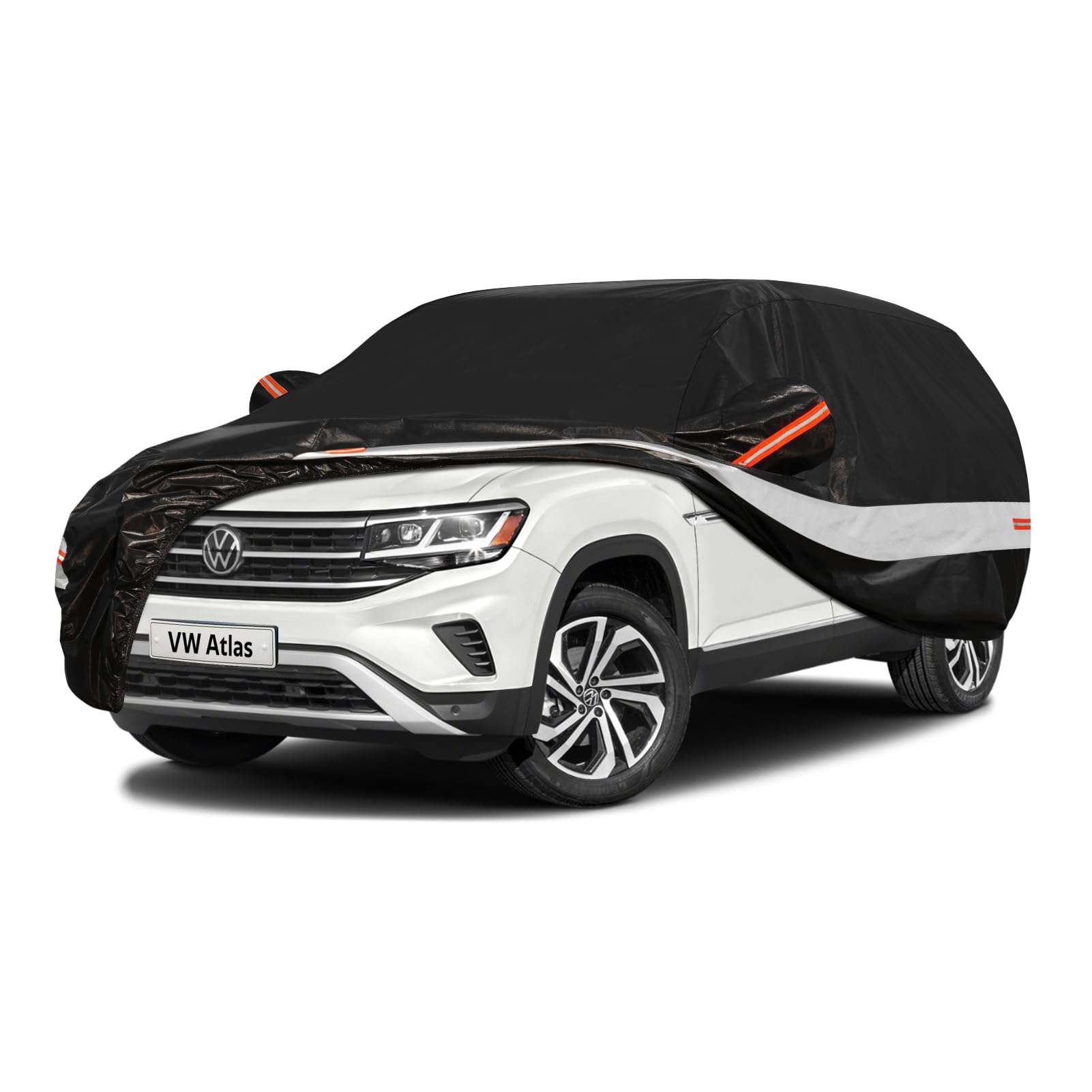 Holthly 10 Layers Suv Car Cover Custom Fit For Volkswagen Vw Atlas (2017-2024) Waterproof All Weather For Automobiles, Outdoor F