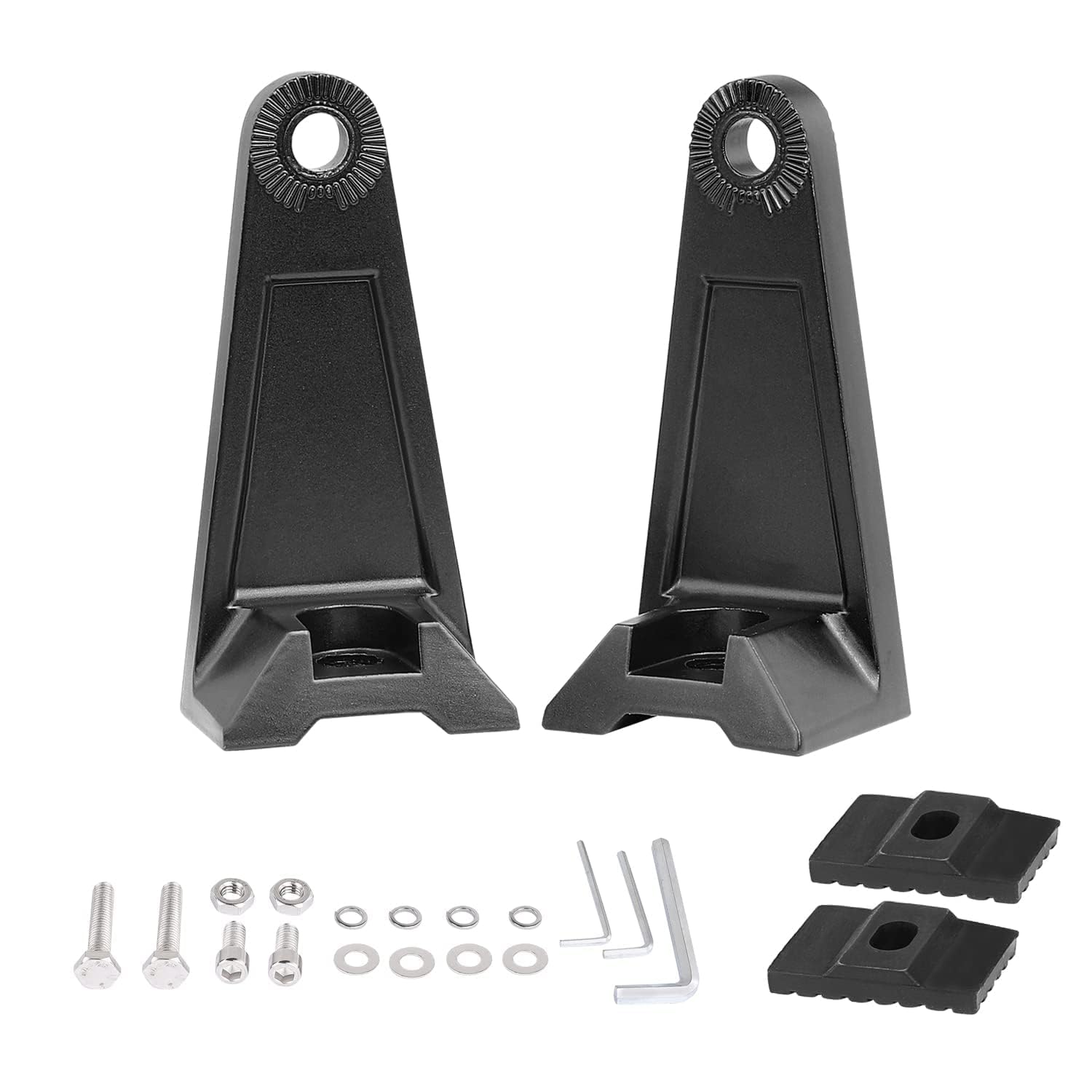 Side Brackets, Akd Part Light Bar Mounting Brackets Kit Universal Side Mount Offroad Truck Led Bar Mounts 2 Pack