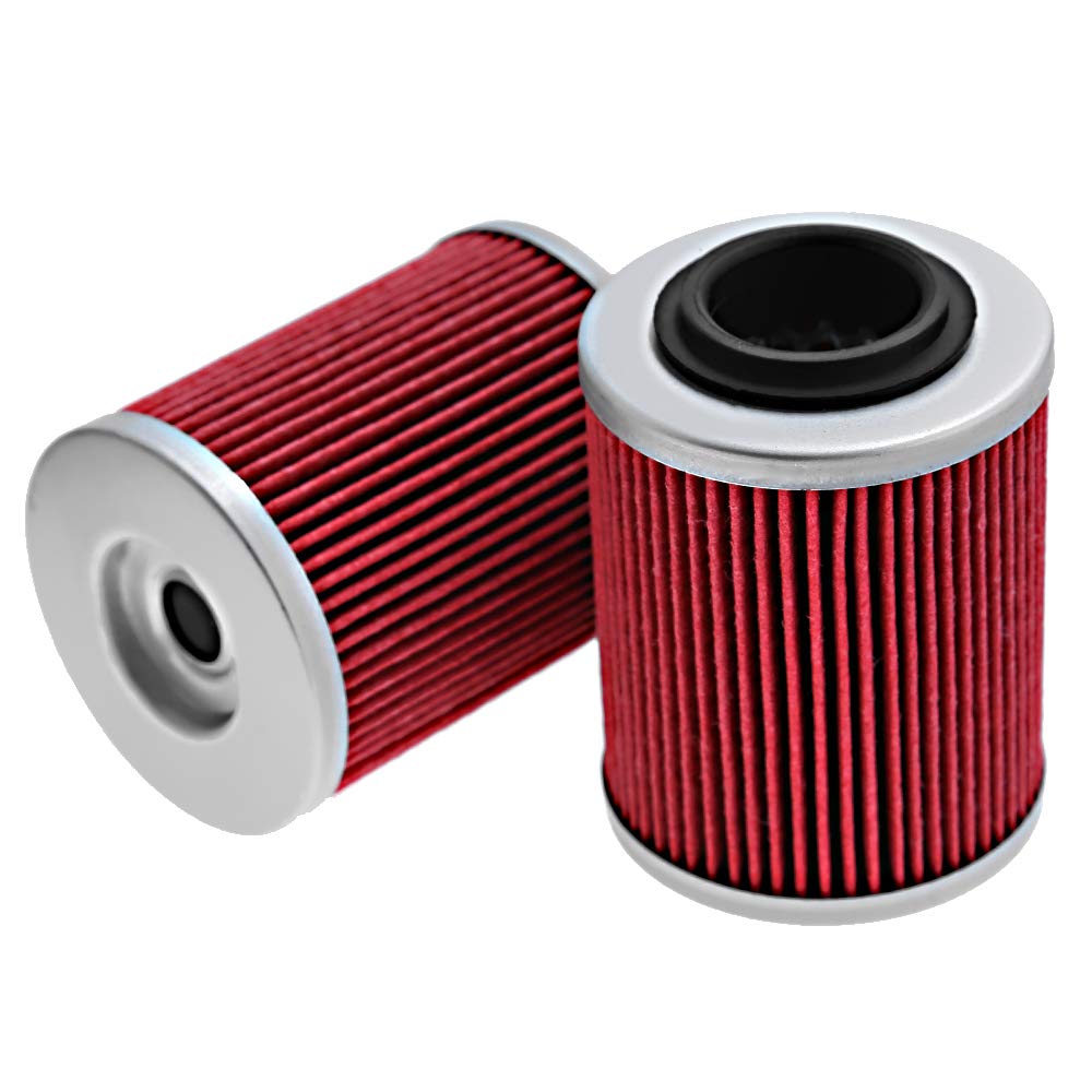 Vkinman Oil Filter Replacement for Can-Am Outlander 330-1000, Model 420256188, 4Pcs, Compatible with KN152 HF152