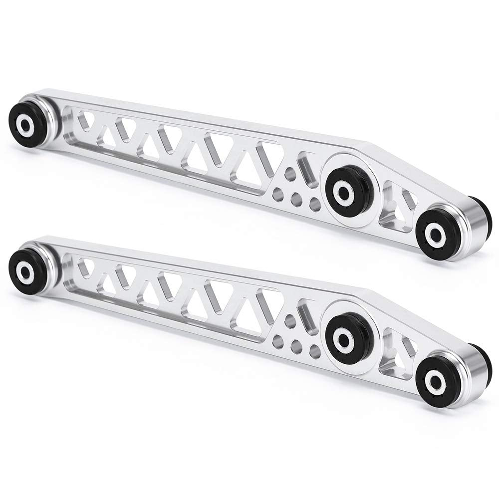 PTNHZ Rear Billet Aluminum Lower Control Arms Relacement For 96-00 Honda Civic Si SiR EK Chassis Strut Suspension Crossmember 1 