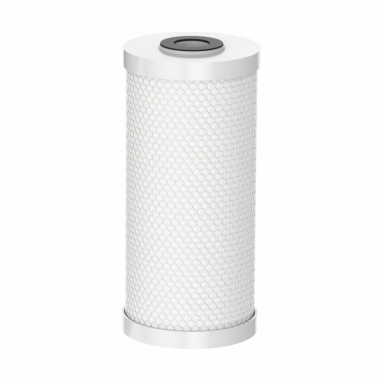 Kintim 10x4.5 inches Activated Carbon Block Water Filter with 5 Micron Pleated Polyester for Anti-clogging and High Flow, Compat