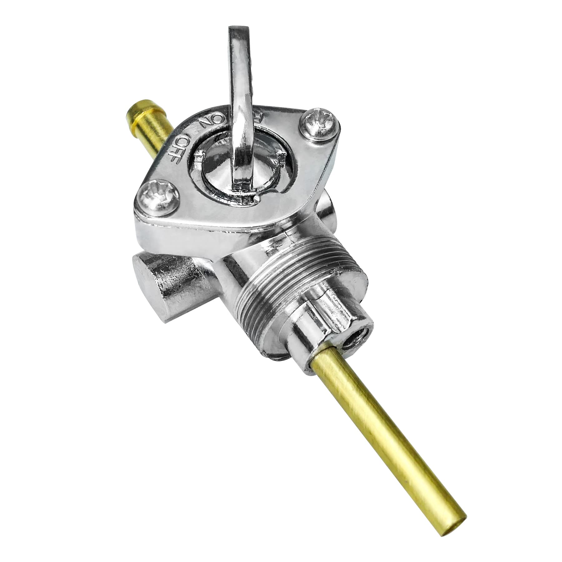 Fuel Petcock Valve Switch Fit For Harley Sportster Big Twin And Custom Tanks 1975-2006 Replace 62168-81 62167-81 62163-75 011401 Gas Tank Fuel Petcock Shut Off Valve Switch