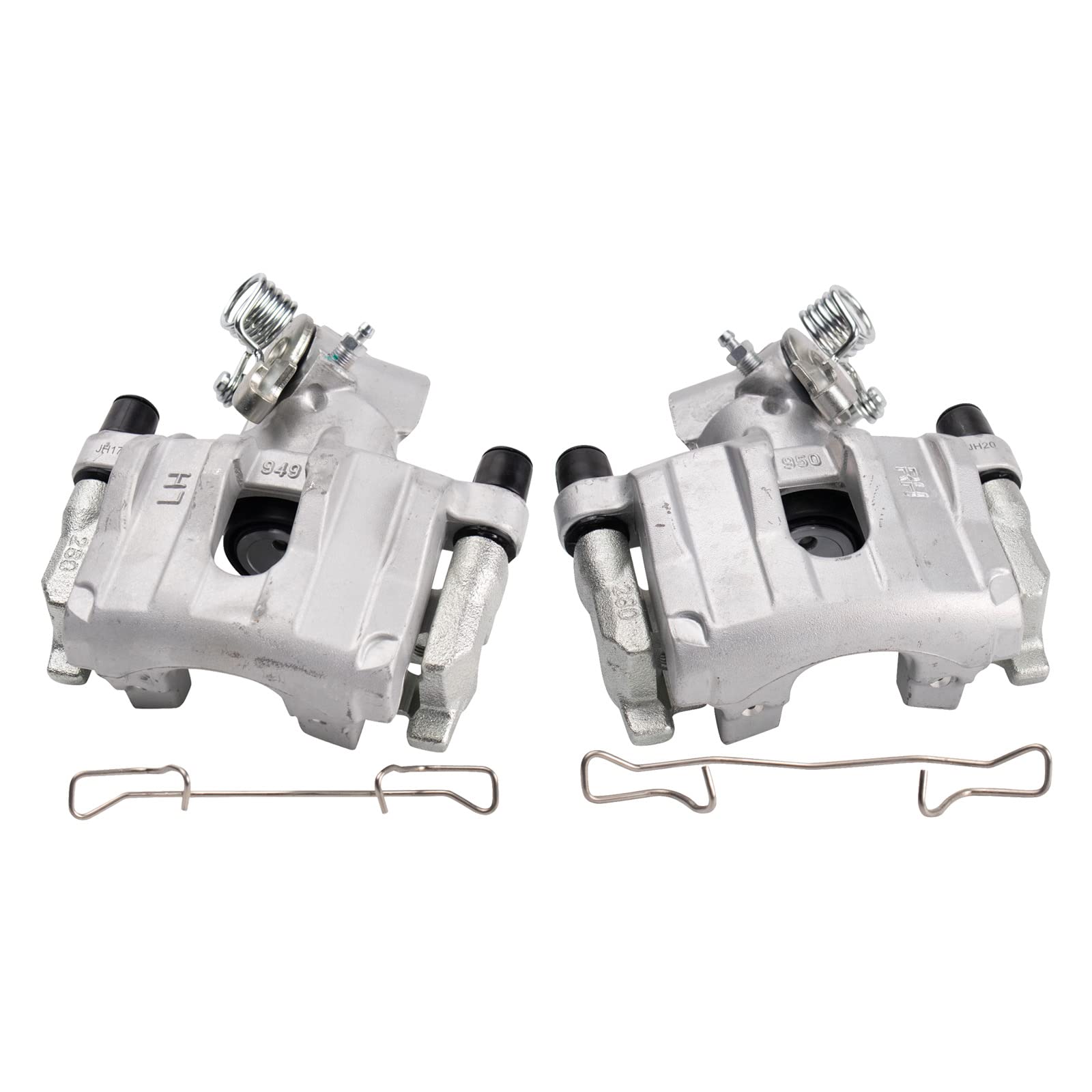 Trq Rear Brake Caliper Set Compatible With 2009-2013 Mazda 3