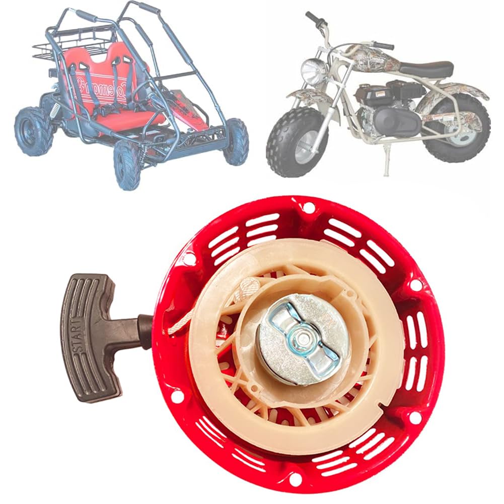 QYMOTO Coleman KT196 Pull Start & CT200U Minibike Pull Starter 6.5HP 196cc OHV Engine BT200X MB200 CT200U-EX Pull Start Cord Sta