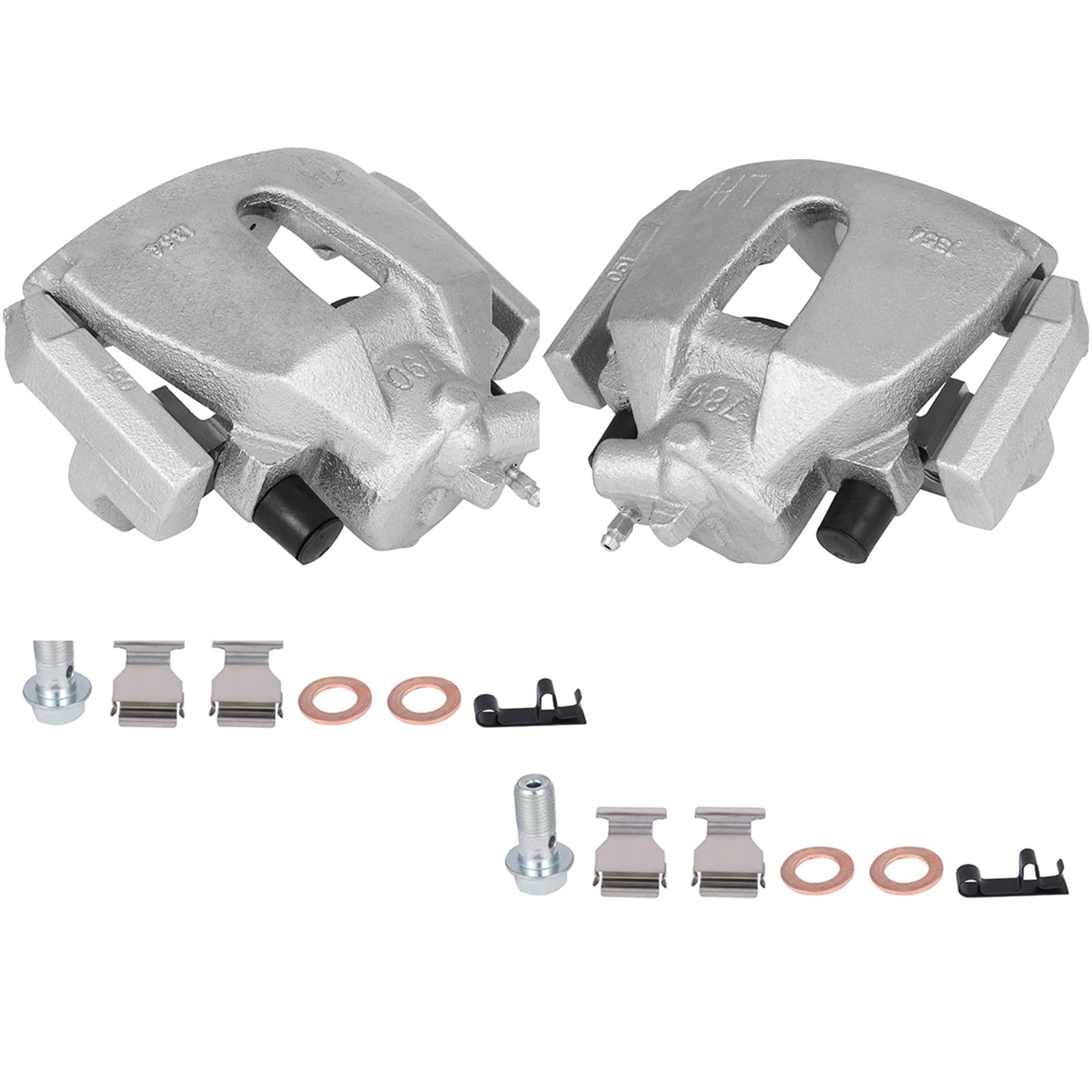Scitoo Front Left+Right Brake Calipers With Bracket 18B4948 18B4949 Compatible For Ford For Focus 2004-2007
