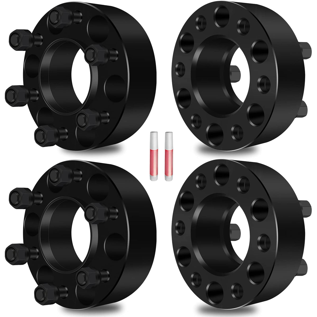 SCITOO 2 inch 4X 6x135 to 6x135 hub centric Wheel Spacers 14x2 Studs 6 Lug Wheel Spacer Adapters for Expedition Wheel Spacers fo