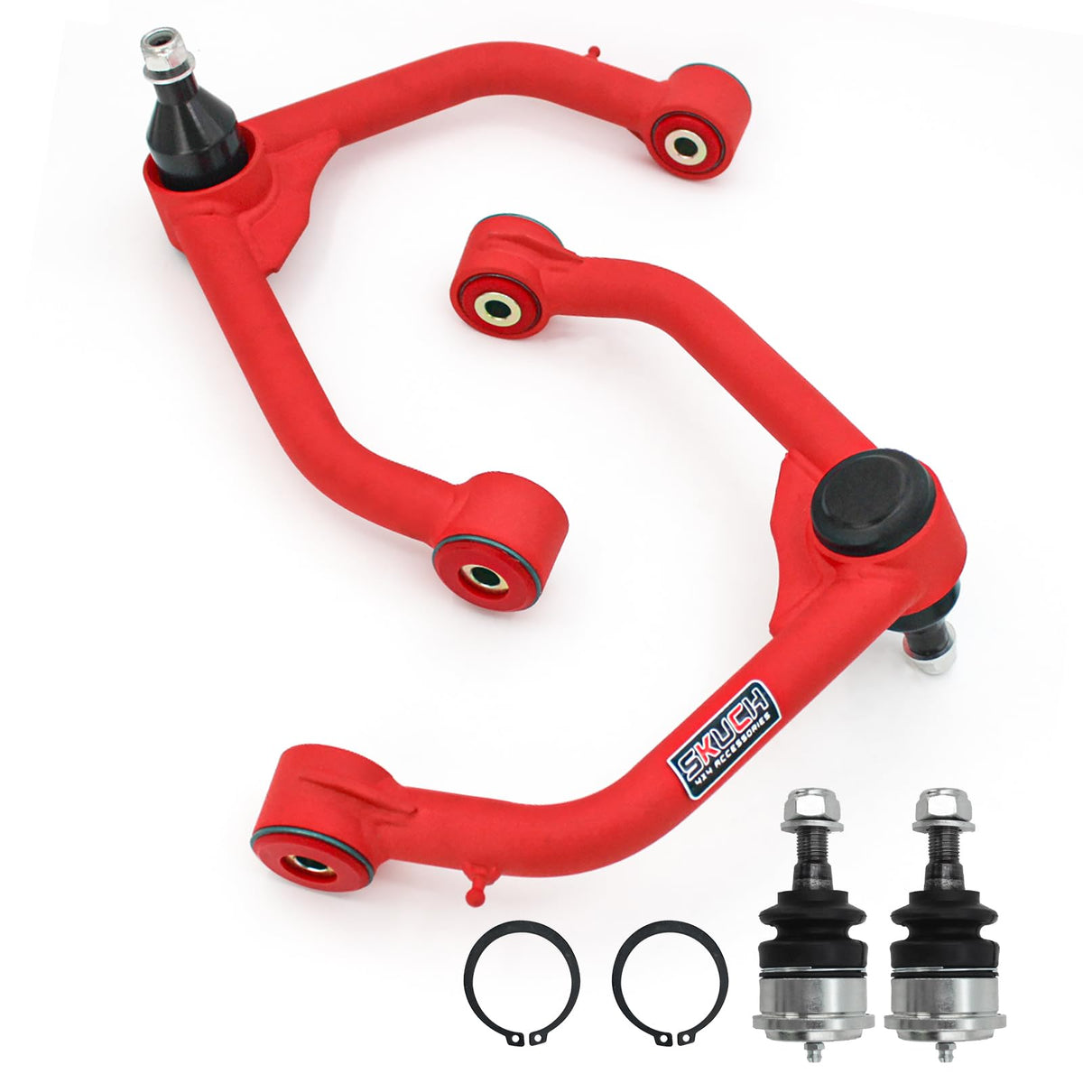 Front Upper Control Arm for 2009-2018 Ram 1500 4WD, 2019-2024 Ram 1500 Classic 4WD, 2-4'' Lift PU Bushings Control Arm with Ball