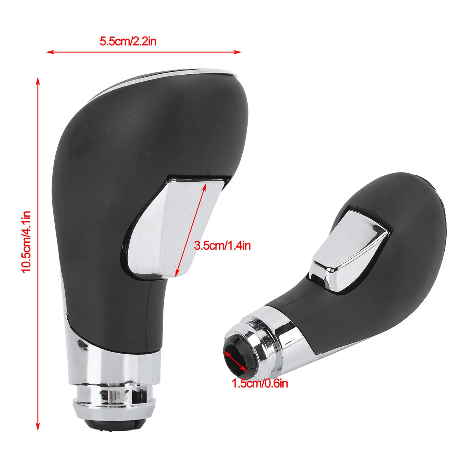 Automatic Gear Stick Shift Knob, Car Gear Shifter Stick Auto Modification Repair Replacement for 2009-2013 Black