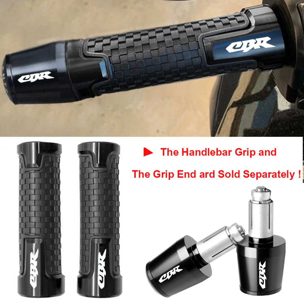 7/8'' 22Mm Motorcycle Handlebar Grip, Fit With Honda Cbr60F Cbr125R Cbr150R Cbr250R Cbr400 Nc23 Nc29 Cbr600 F2 F3 F4 F4I Cbr600R